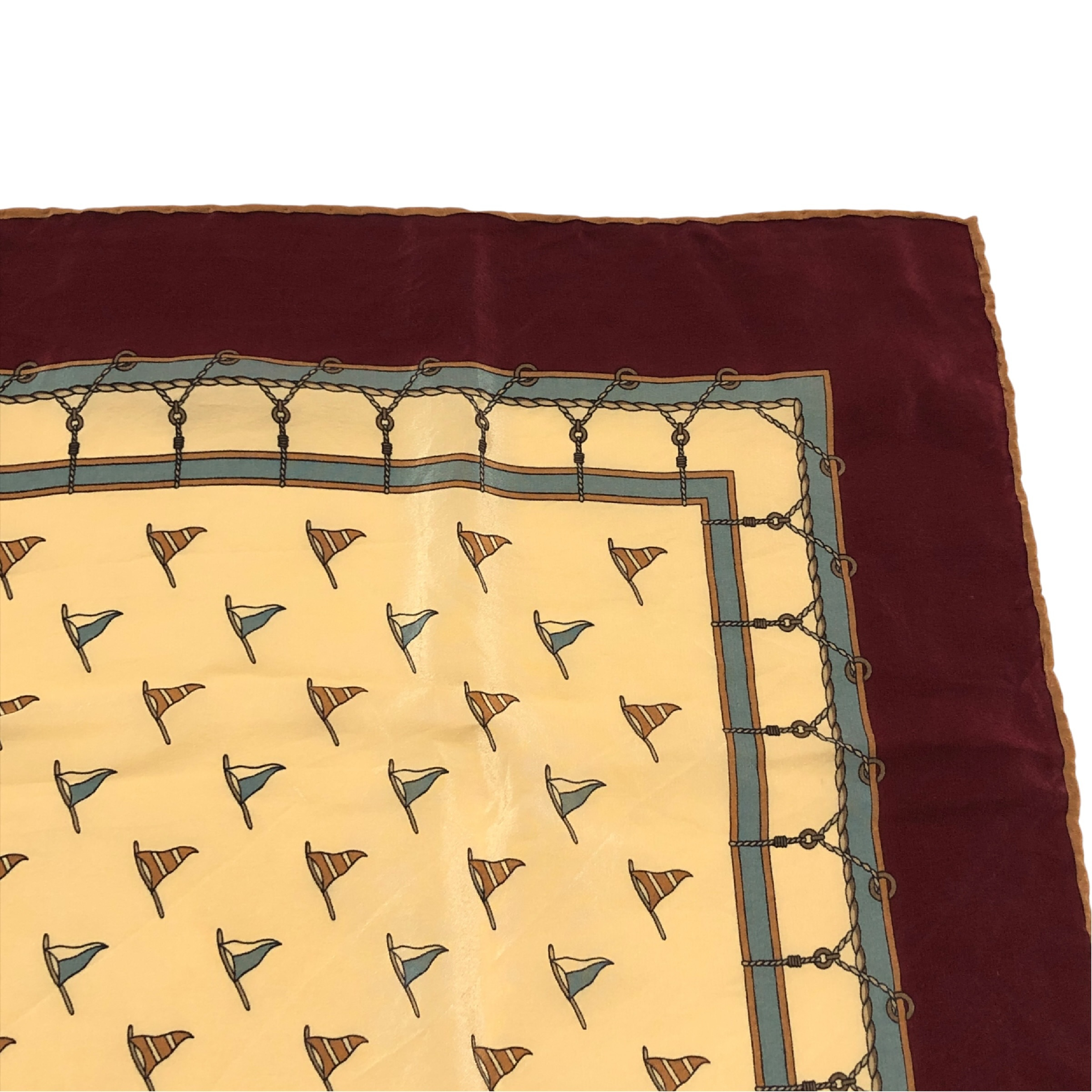 scarf, logo motif, 100% silk, stole, shawl, muffler, made in Italy, other accessories. — view 9