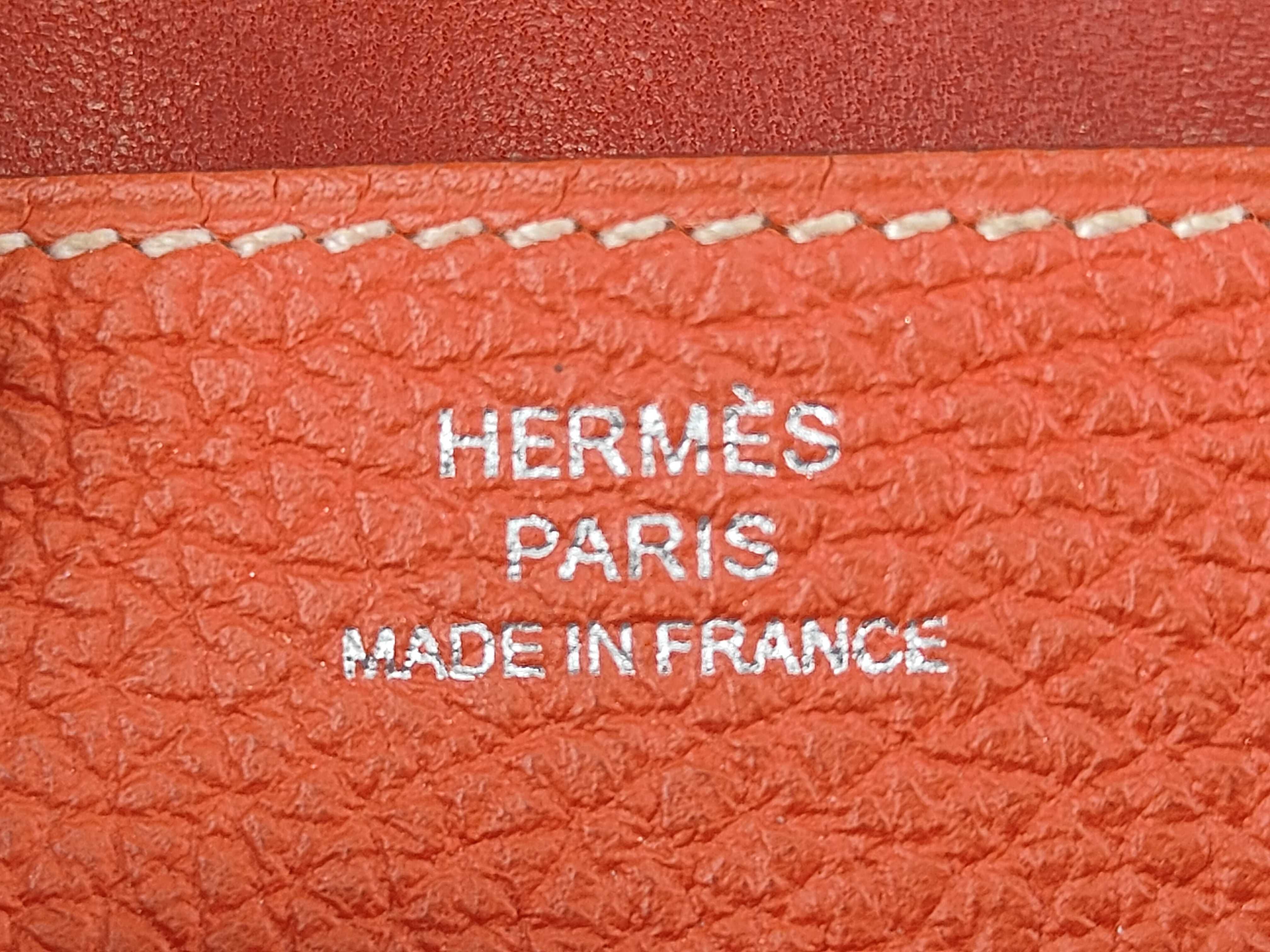 Dogon Long Wallet, O stamp, Red — view 11