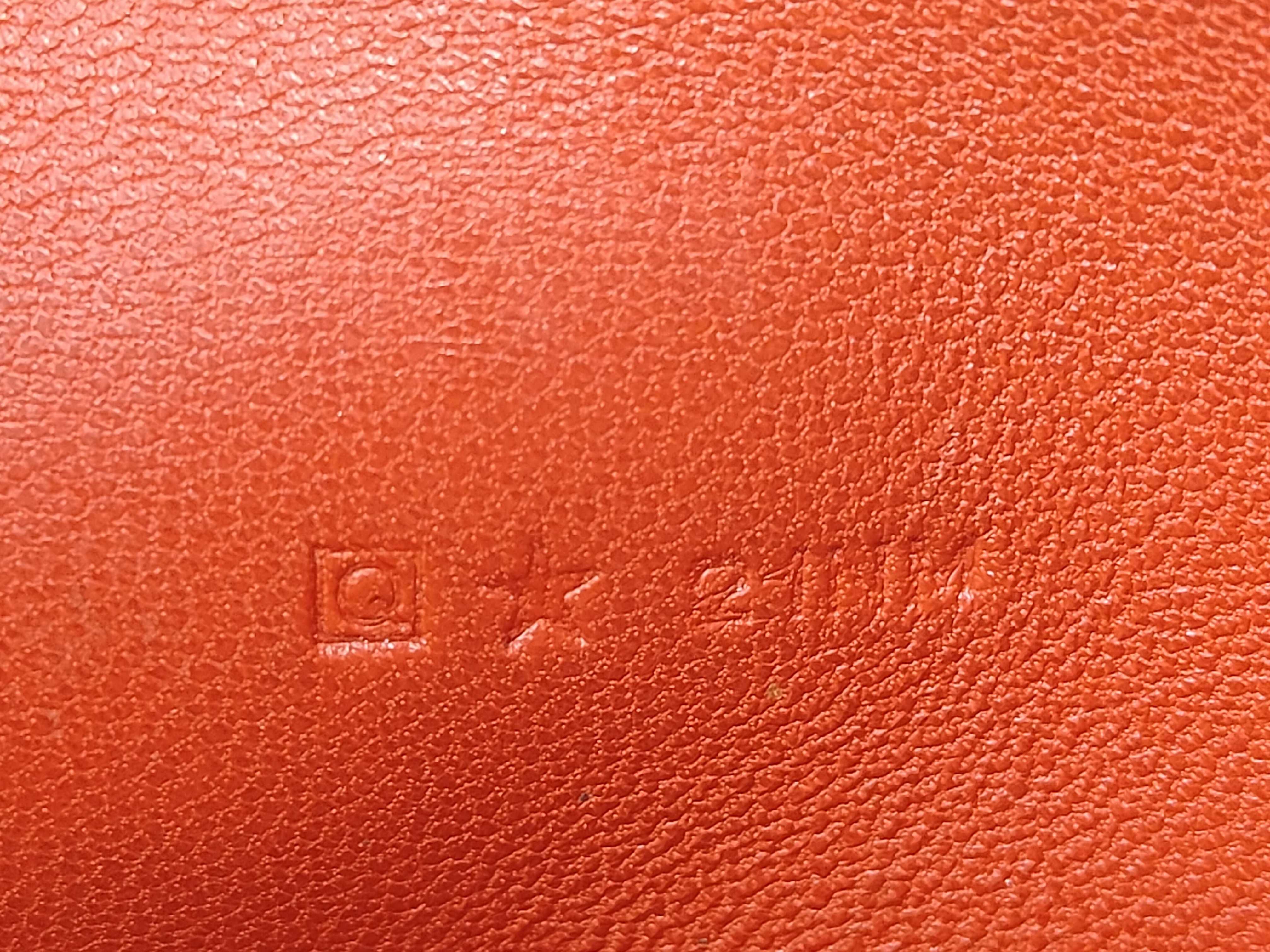 Dogon Long Wallet, O stamp, Red — view 12