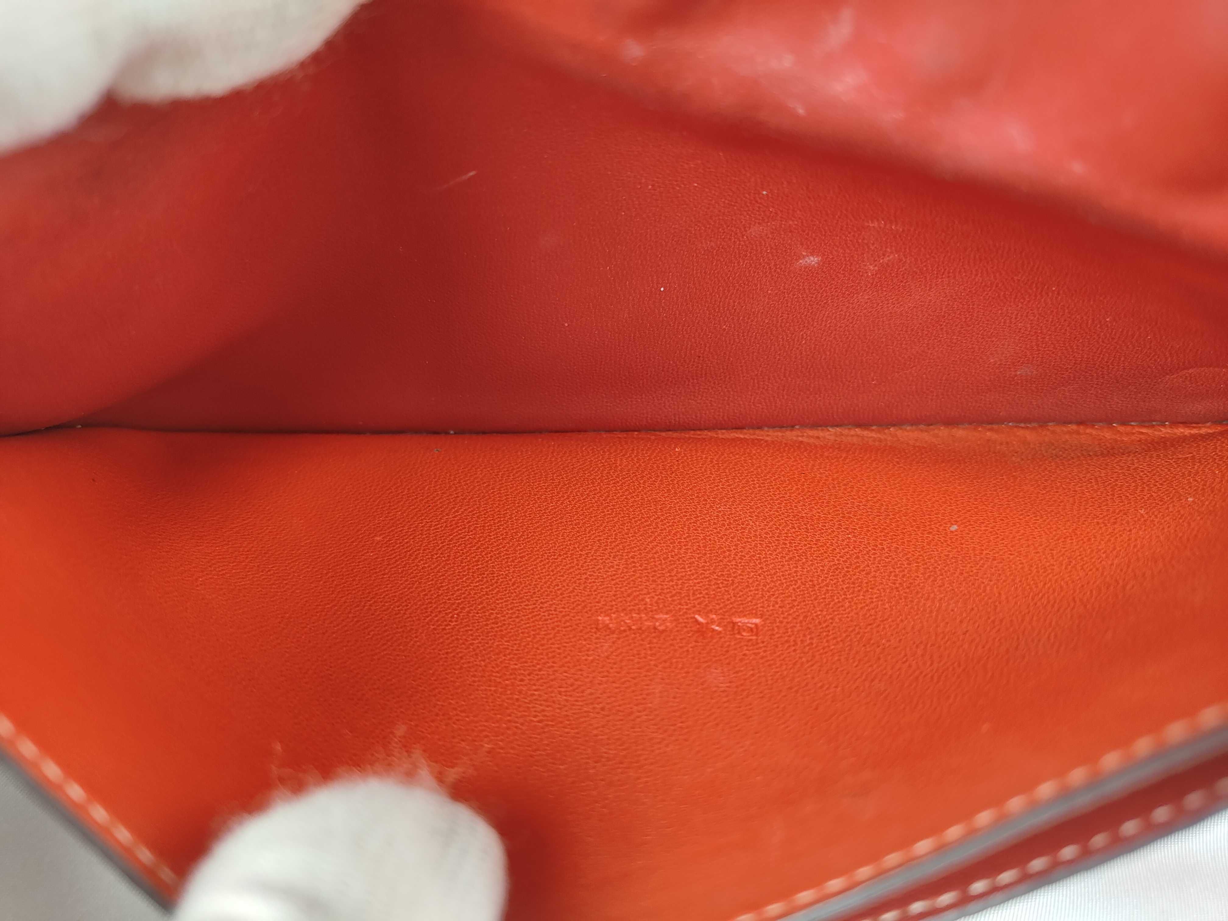 Dogon Long Wallet, O stamp, Red — view 14