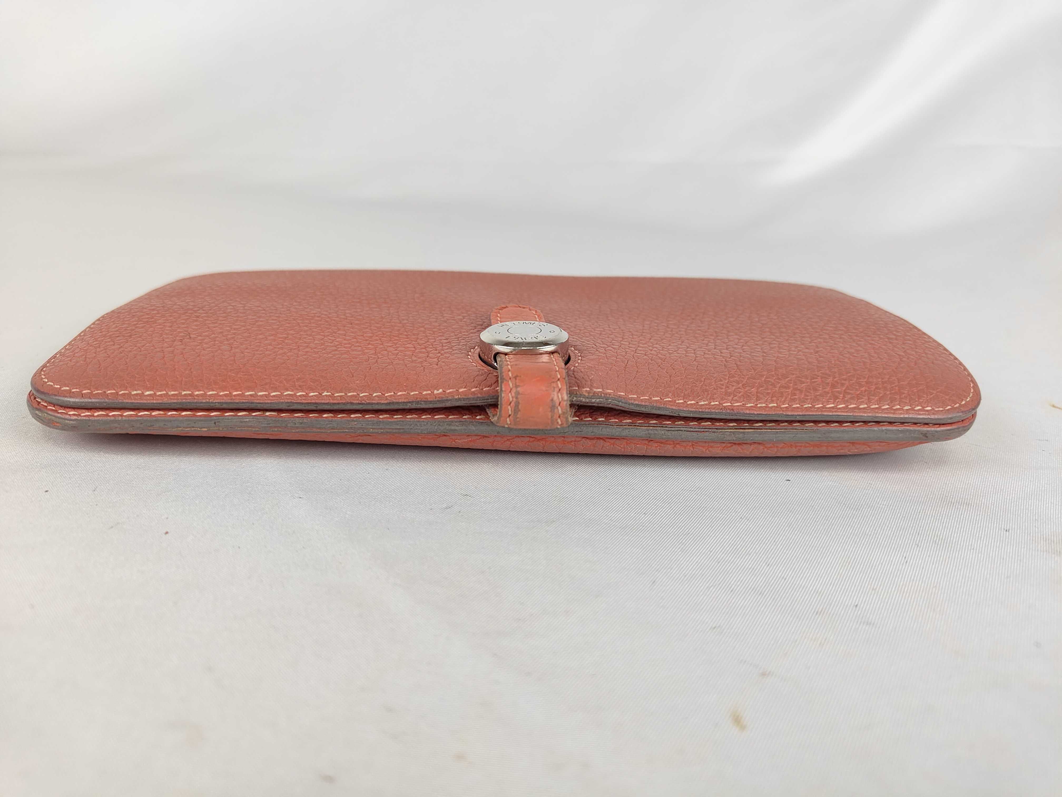 Dogon Long Wallet, O stamp, Red — view 6