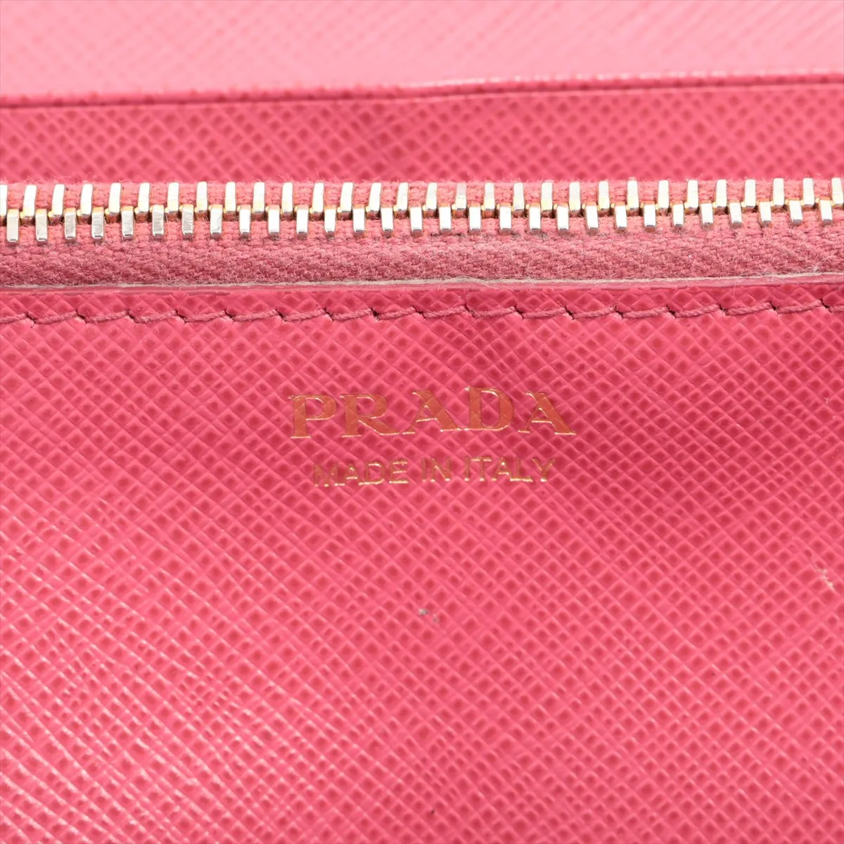 Saffiano Metal 1MH132 Leather Long Wallet Pink — view 12