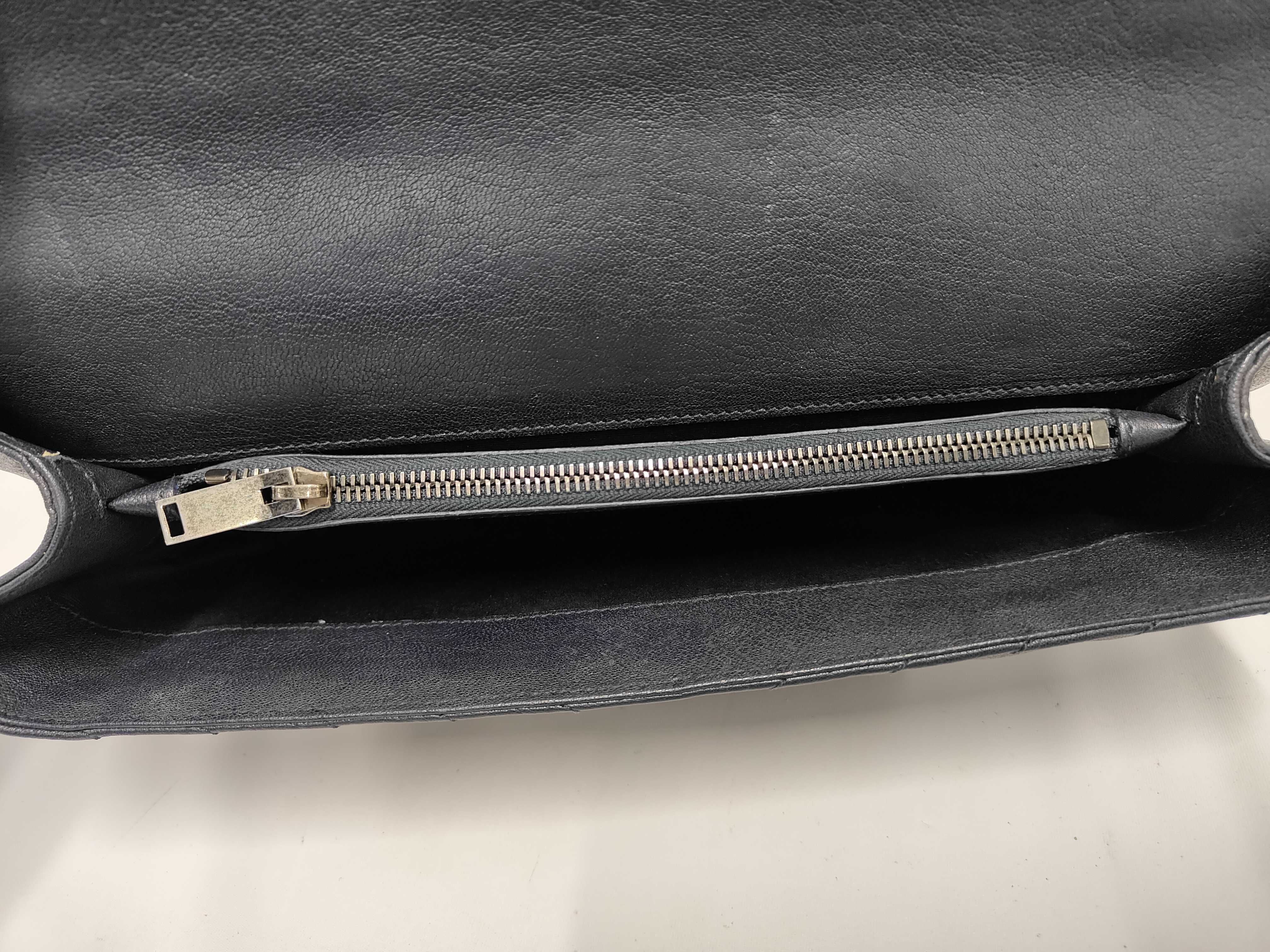 Classic Monogram 392738 Black Leather Chain Shoulder Bag/Handbag (2-way) with Dust Bag — view 12