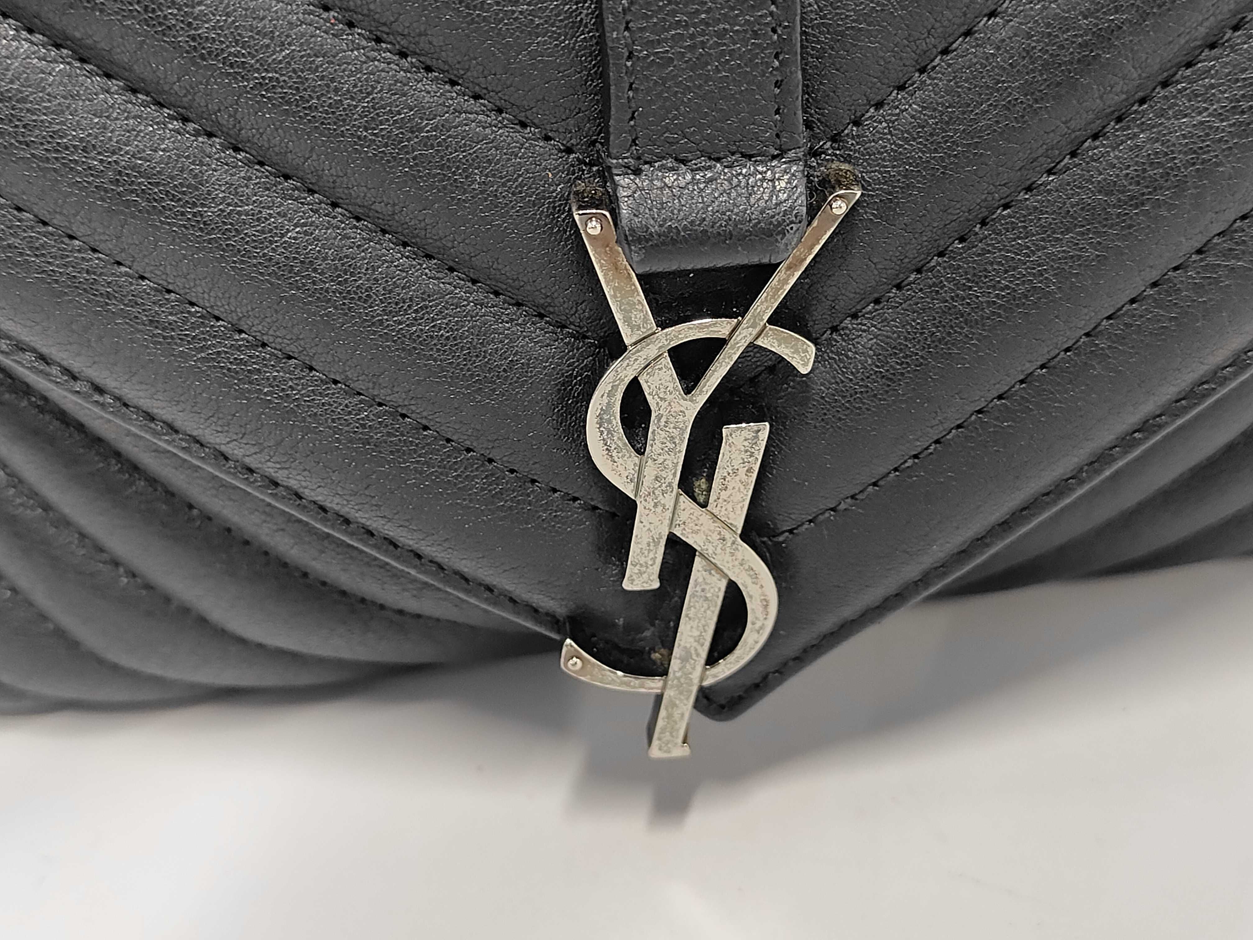 Classic Monogram 392738 Black Leather Chain Shoulder Bag/Handbag (2-way) with Dust Bag — view 9