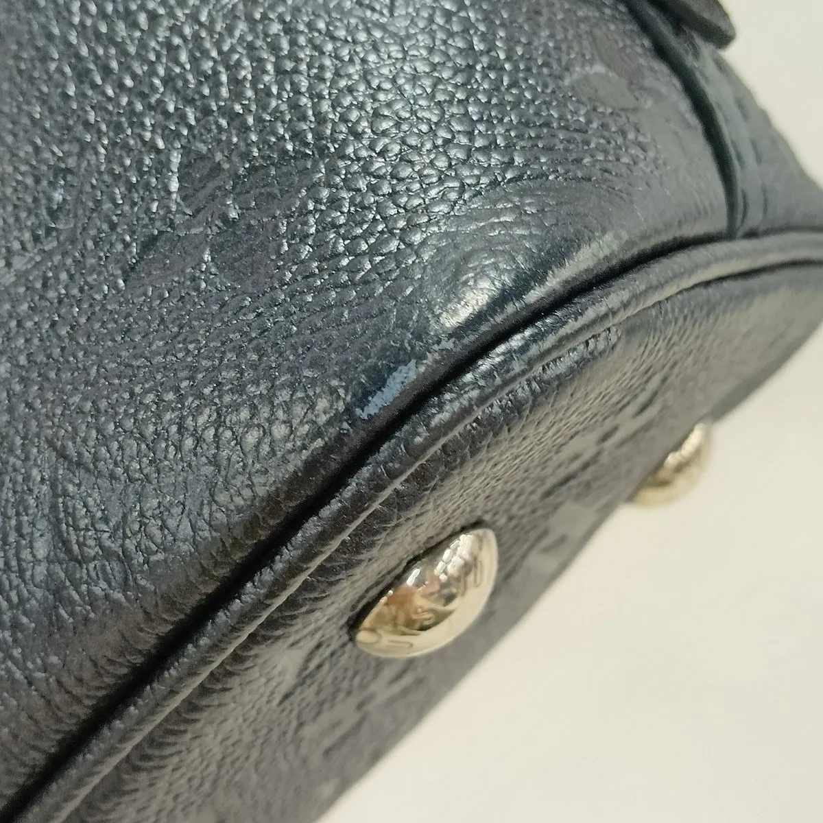 Monogram Empreinte Alma BB M26686 Navy (RFID detected) — view 14