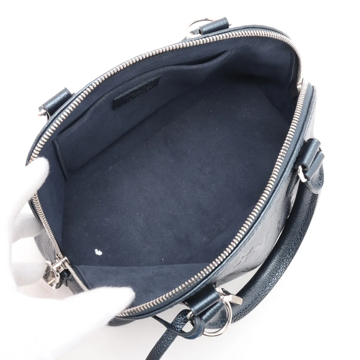 Monogram Empreinte Alma BB M26686 Navy (RFID detected) — view 8