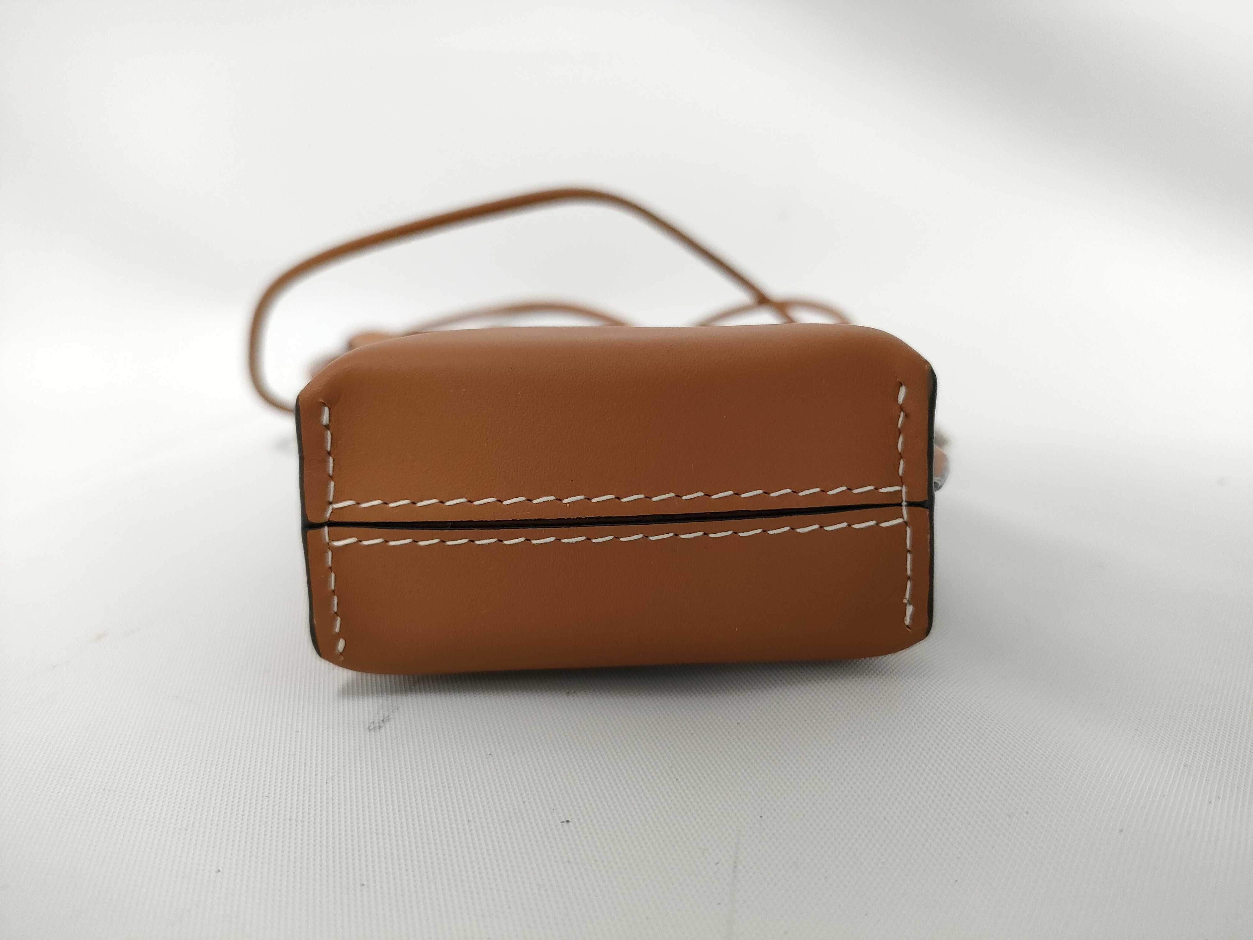Gate Pocket Leather Shoulder Bag, Brown — view 3