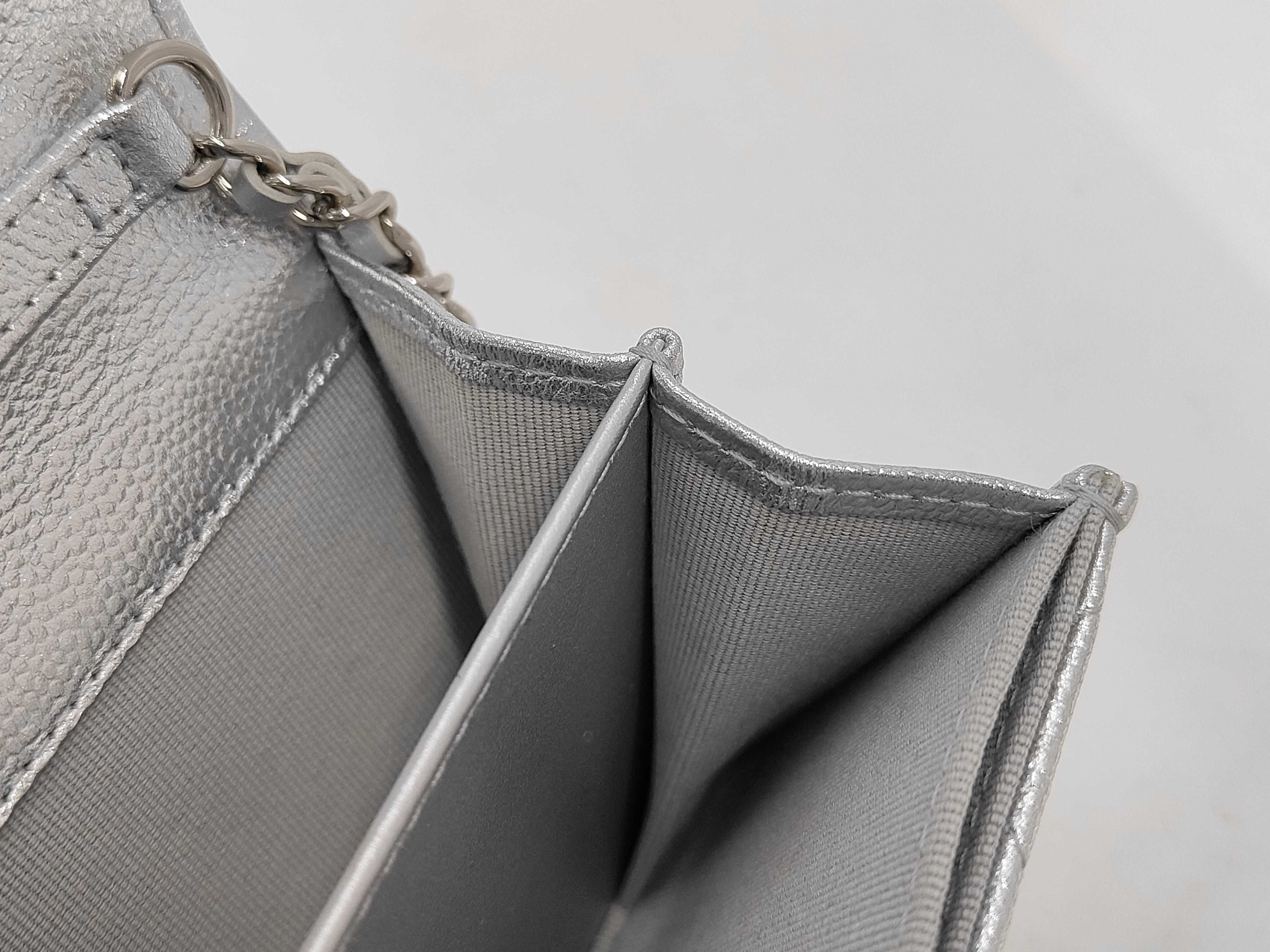 Caviar Skin Mini Chain Wallet — view 12