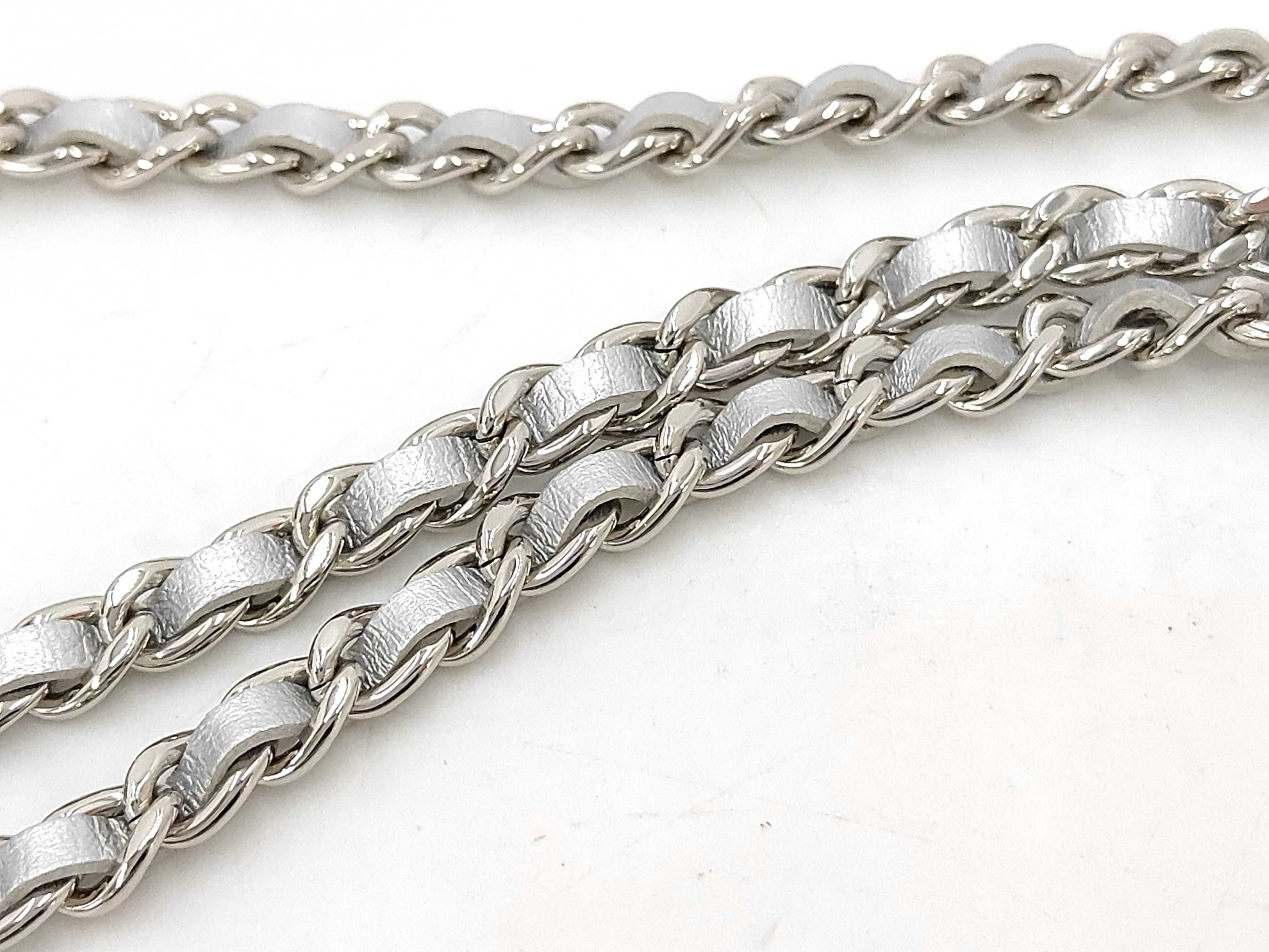 Caviar Skin Mini Chain Wallet — view 5