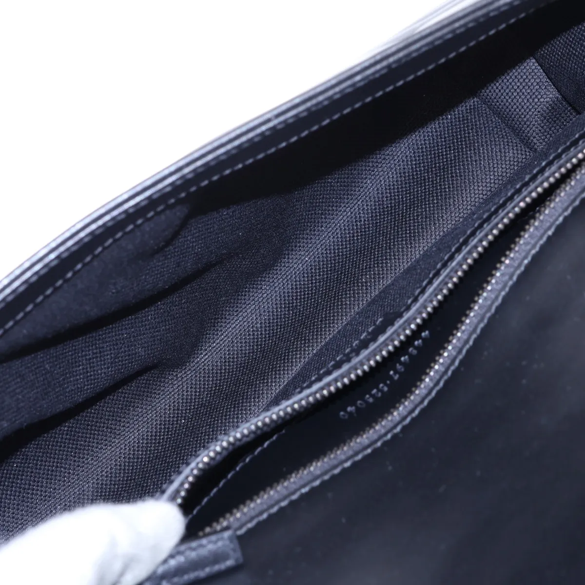 GG Marmont 443497 Leather Chain Shoulder Bag, Black — view 6