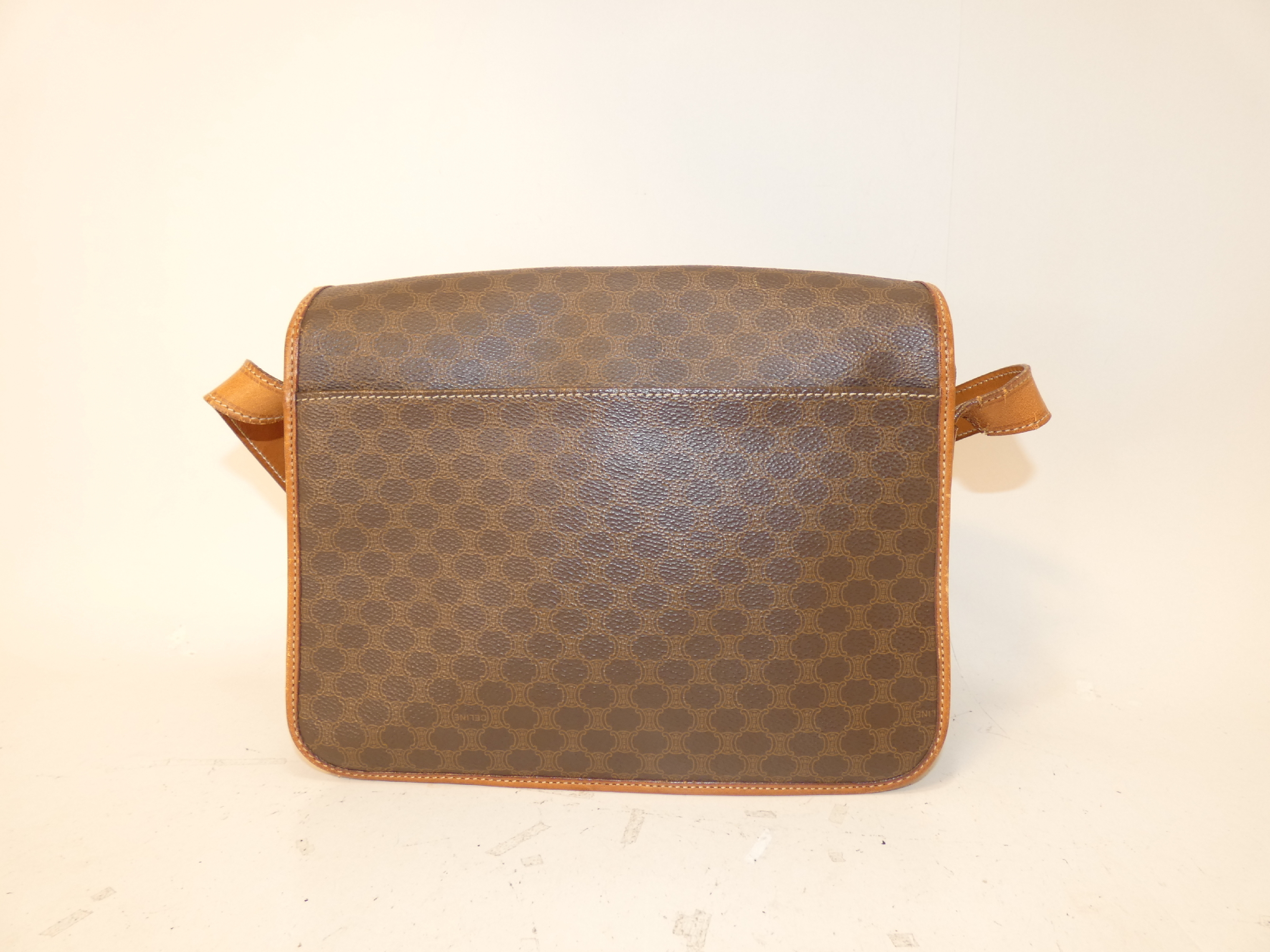 Macadam PVC Circle Ring Full Flap Shoulder Bag — view 2