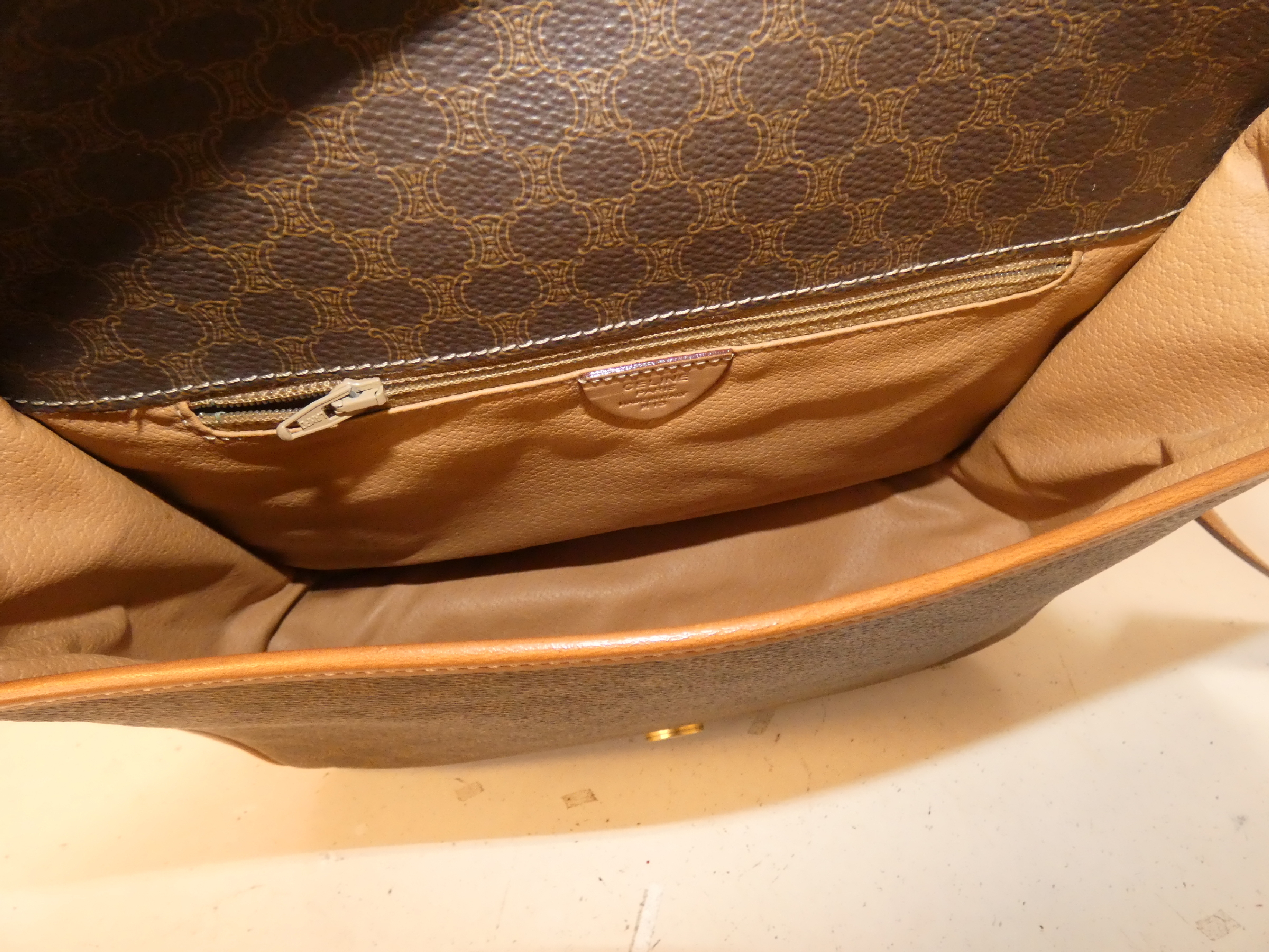 Macadam PVC Circle Ring Full Flap Shoulder Bag — view 9