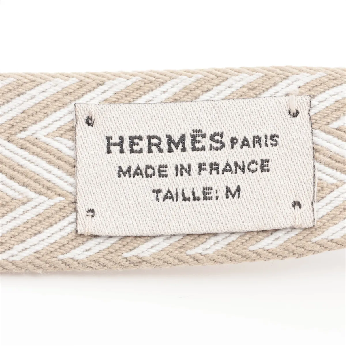 belt, size M, canvas x metal, green. Shows signs of wear: — view 5