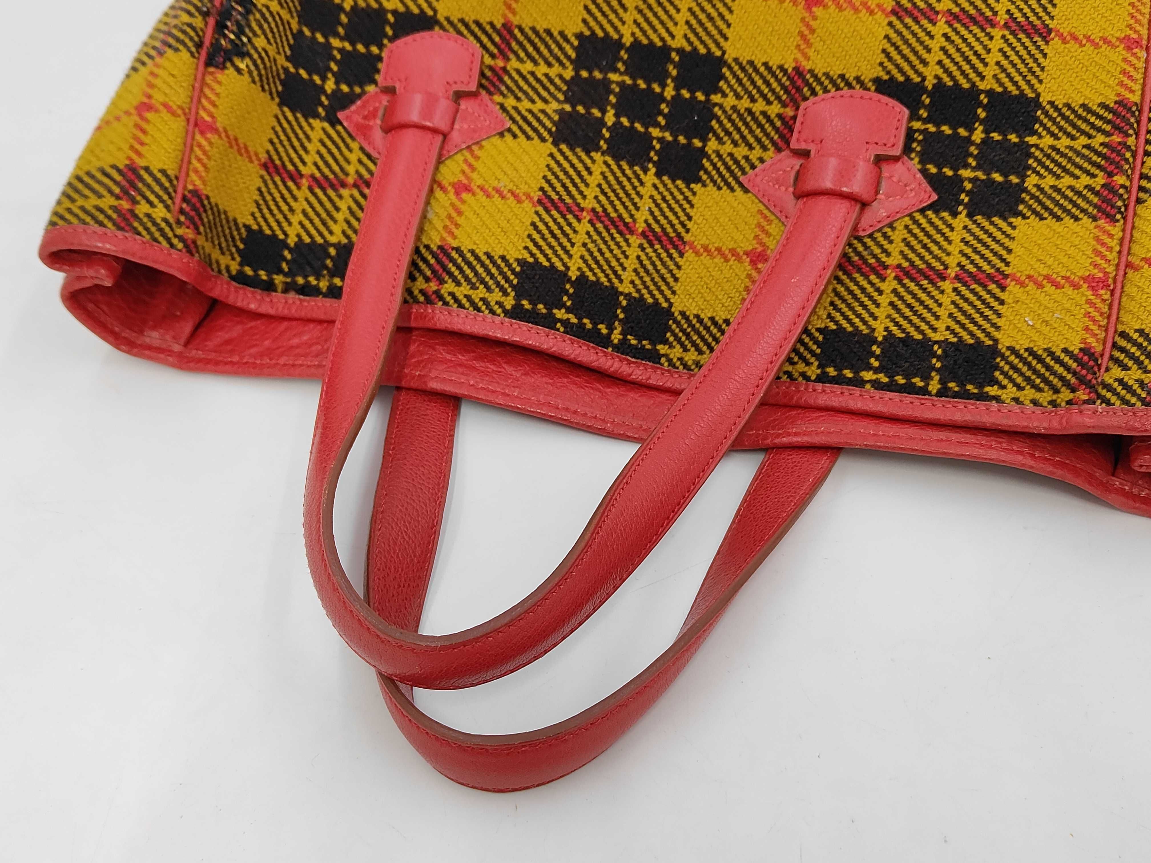 Gallop Tote Bag, Wool, Check Pattern Tote Bag — view 3