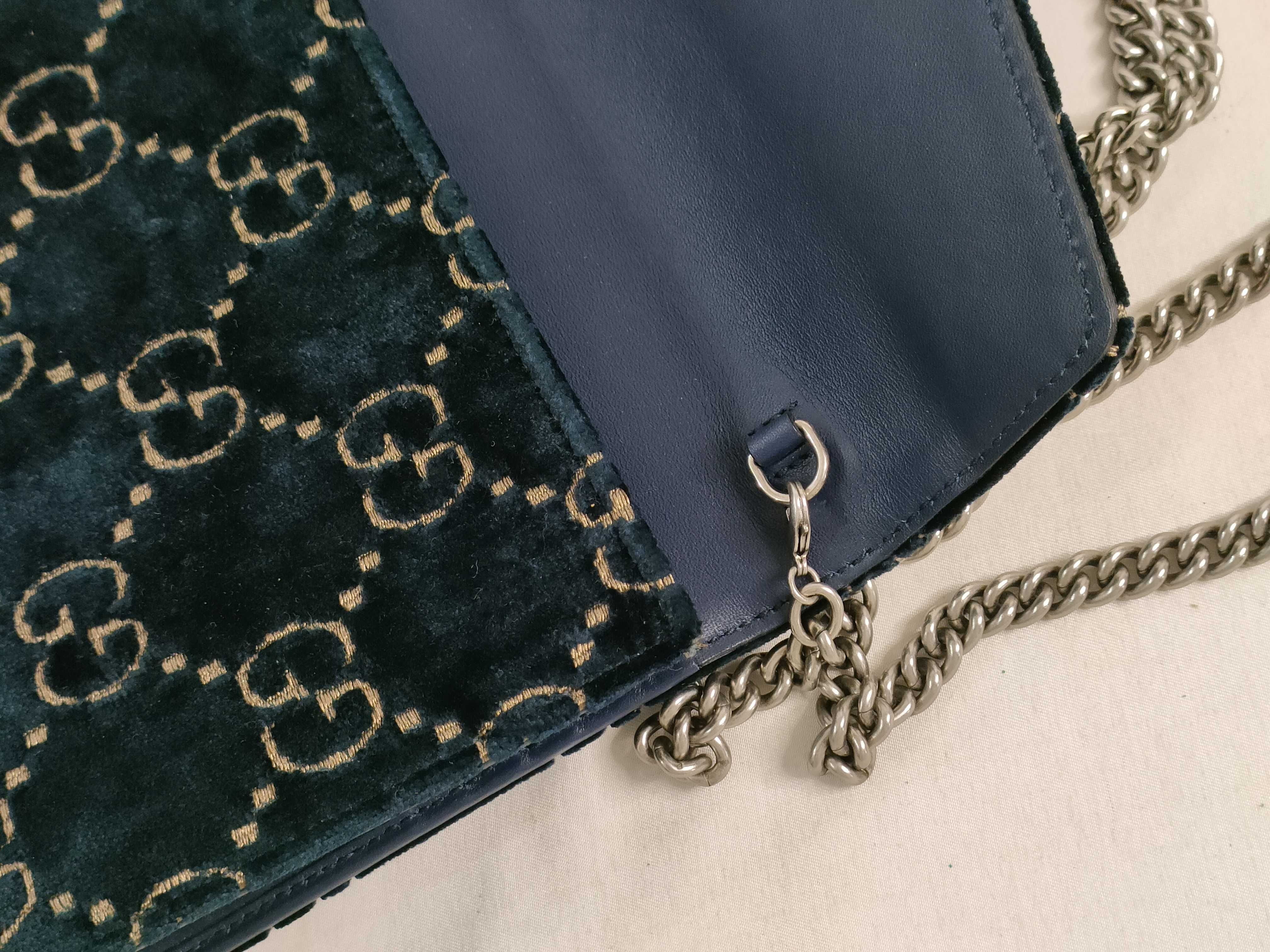 GG Velvet Dionysus Chain Shoulder Bag — view 5