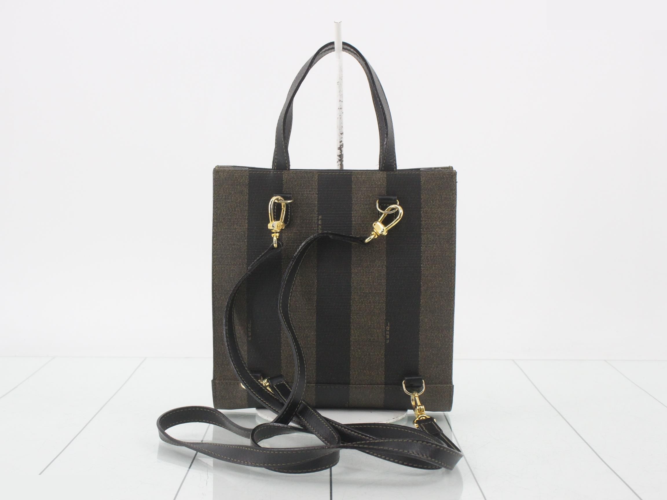 Pecan 3-Way Backpack (Backpack/Handbag/Shoulder Bag) with Large Logo — view 2