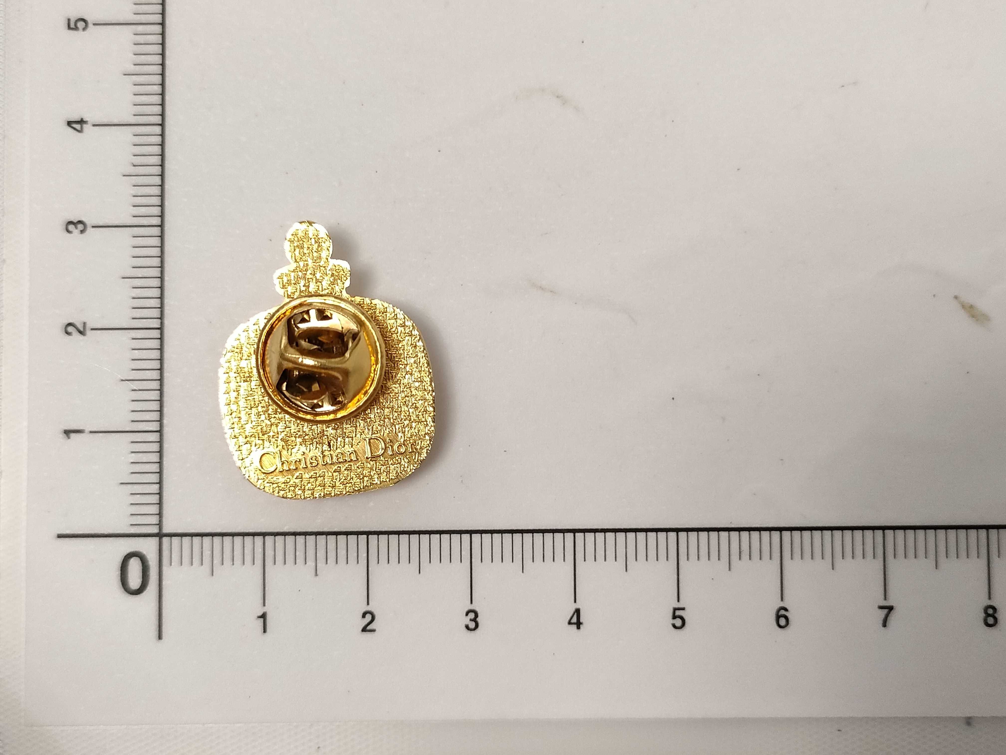 Christian Dune brooch, perfume motif, gold brooch — view 10