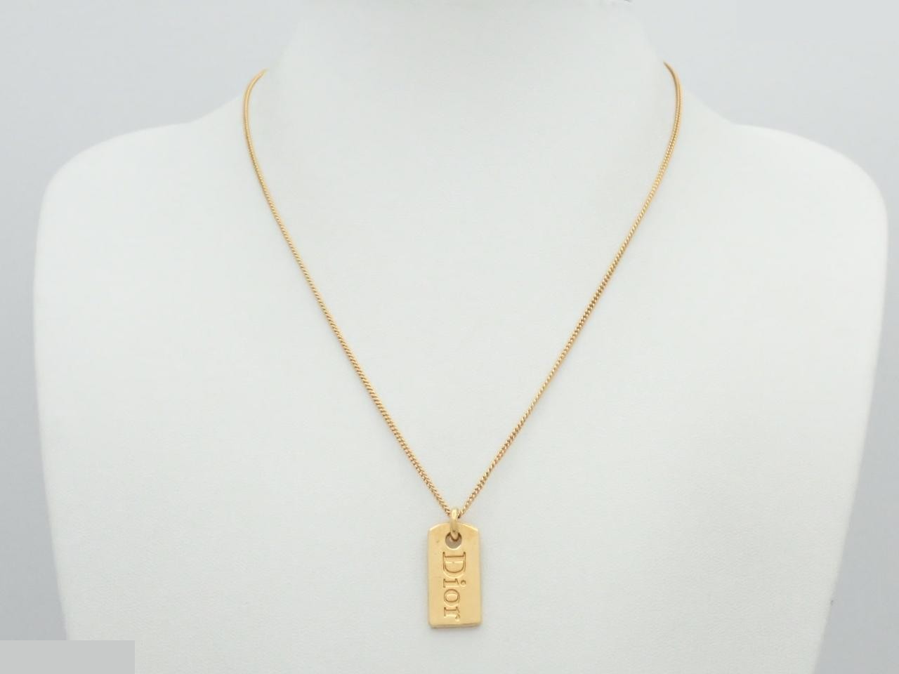 Gold necklace, chain approximately 43cm — view 3