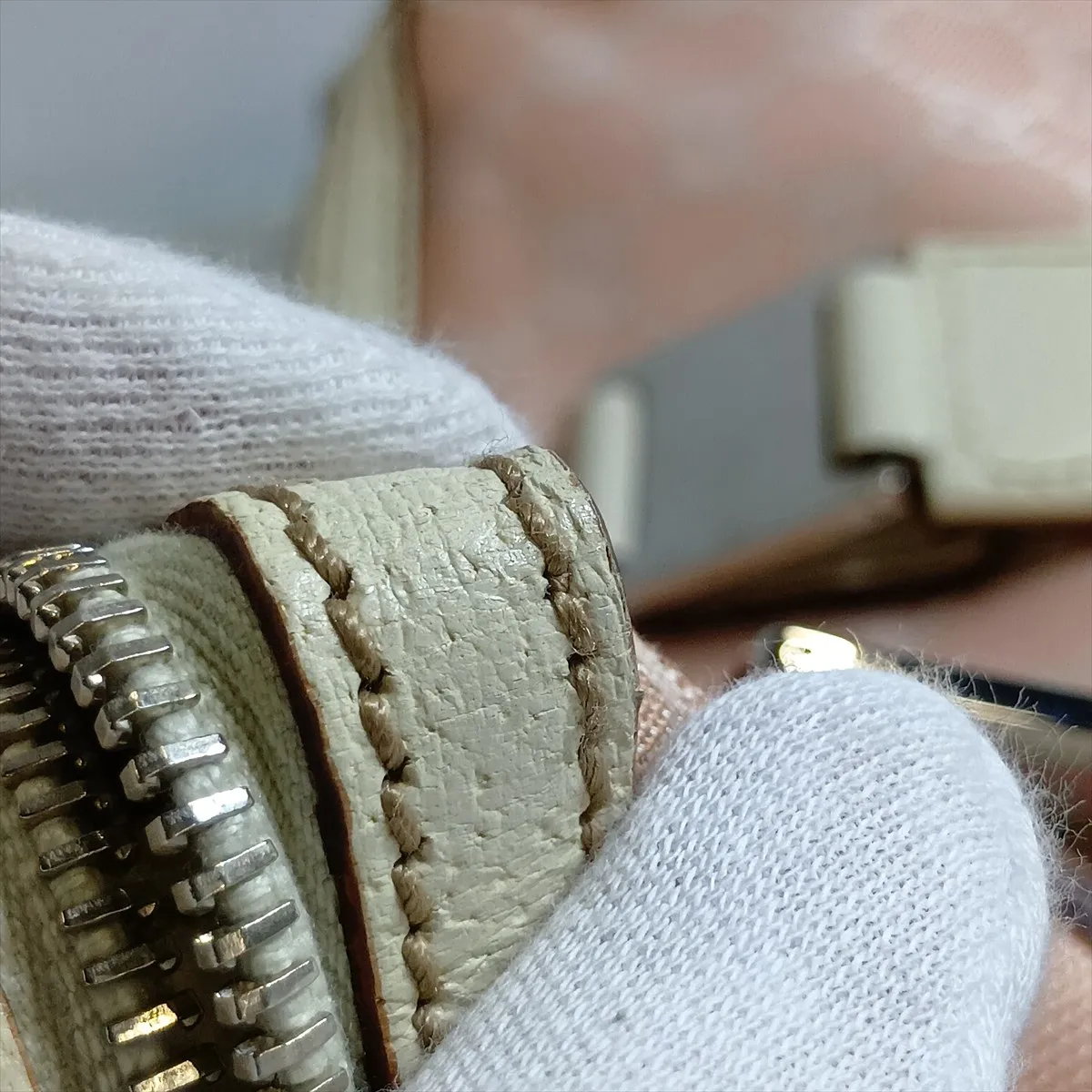 GG Canvas x Leather Handbag Pink x White 145759 — view 12