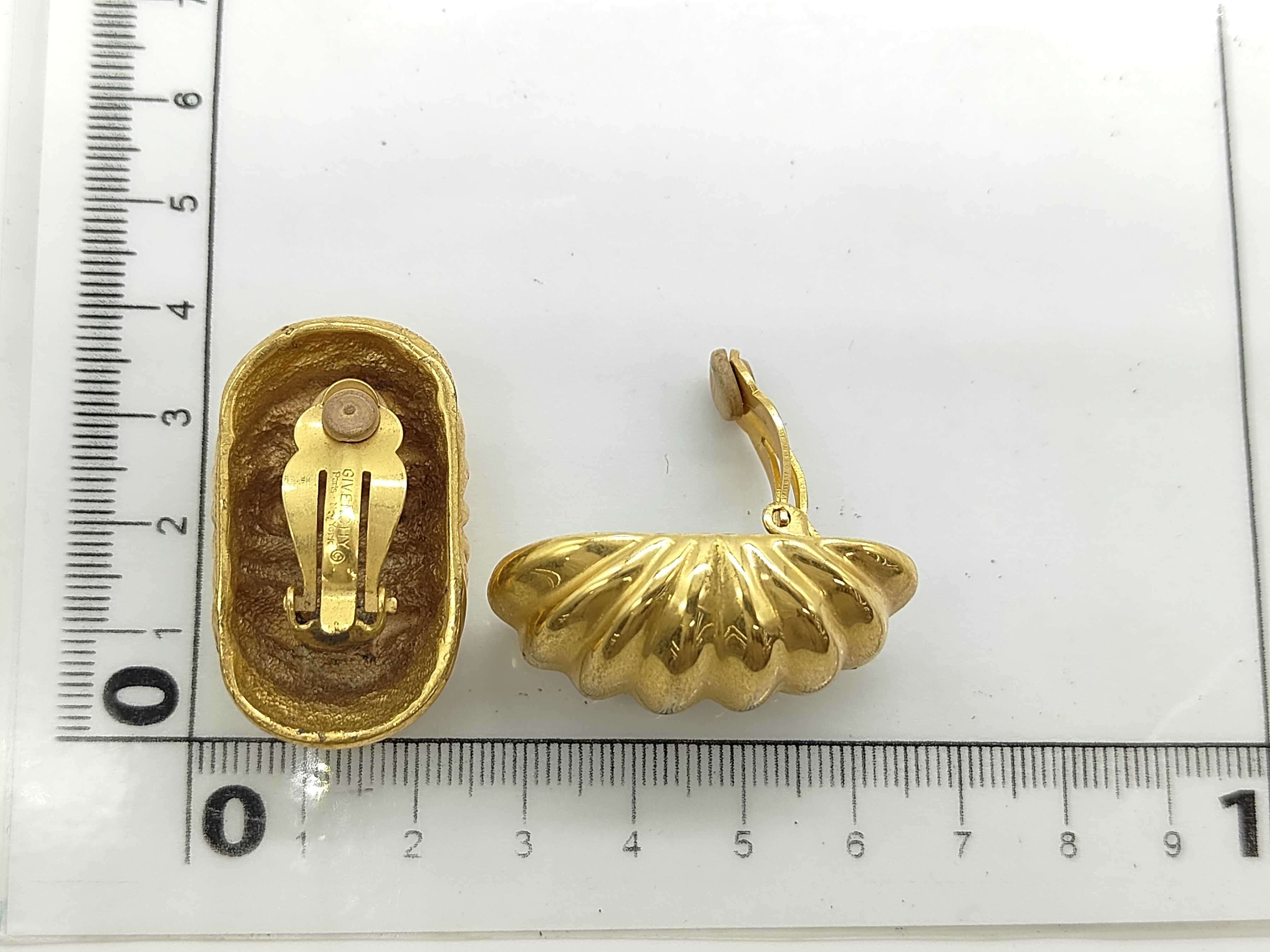 Vintage Large Gold Earrings — view 6