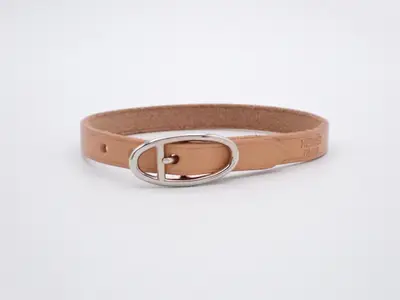 Leather bracelet, wrist circumference approximately 20.5 cm