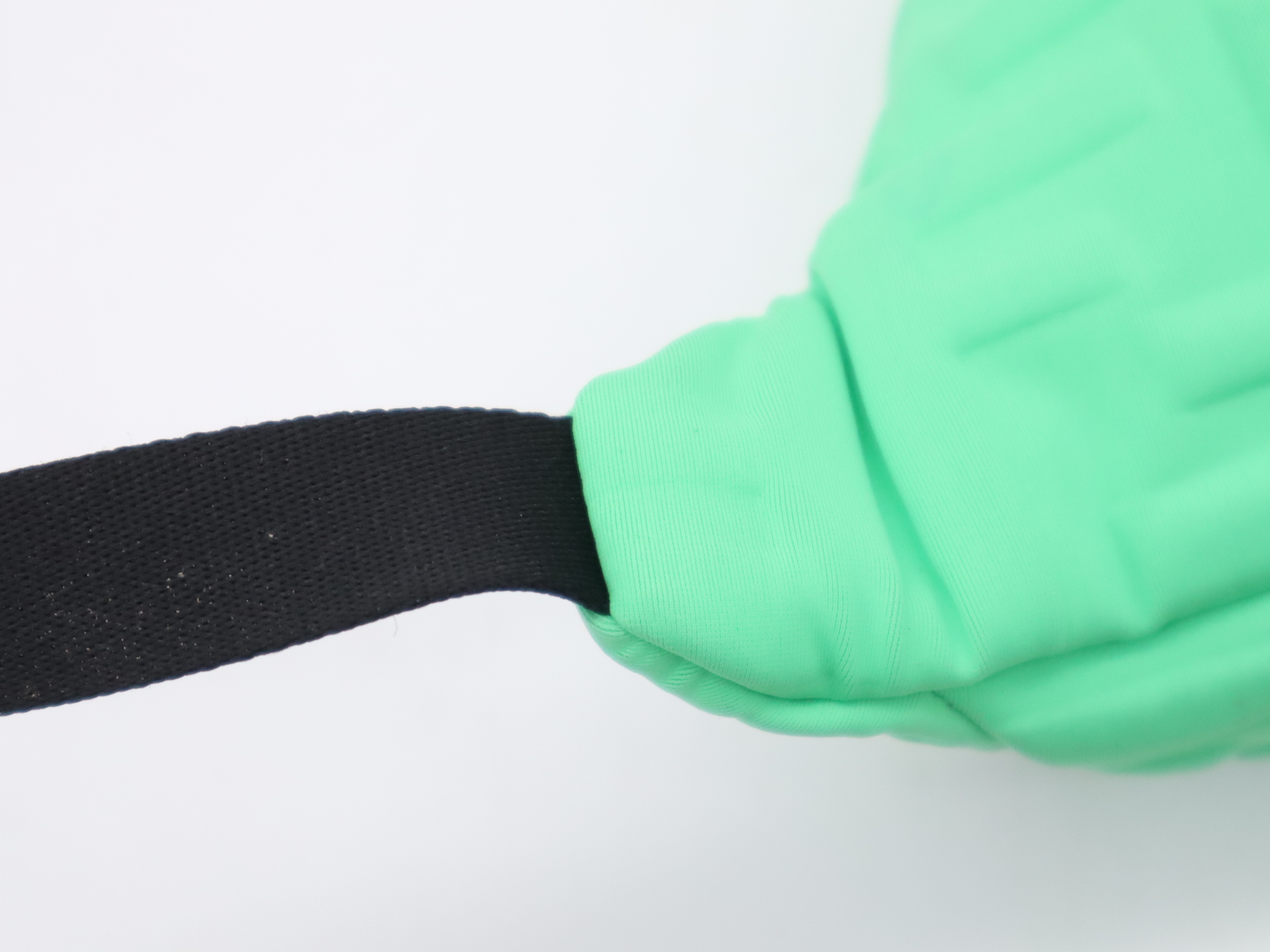 7VB011 Nylon Zucca Pattern Belt Bag Green Waist Bag — view 7