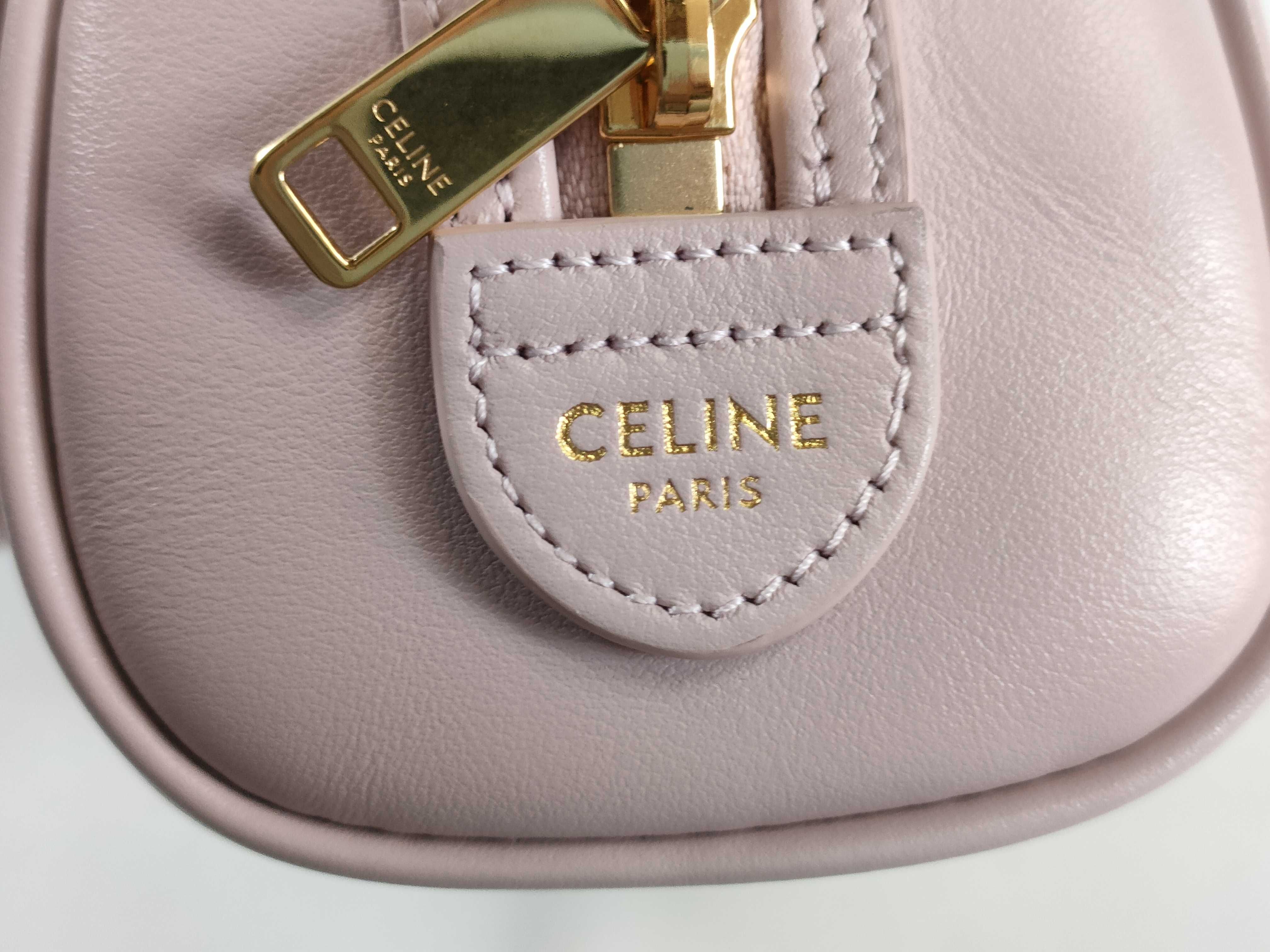 Cuir Triomphe Boston 2-Way Shoulder Bag, Pink Handbag — view 12