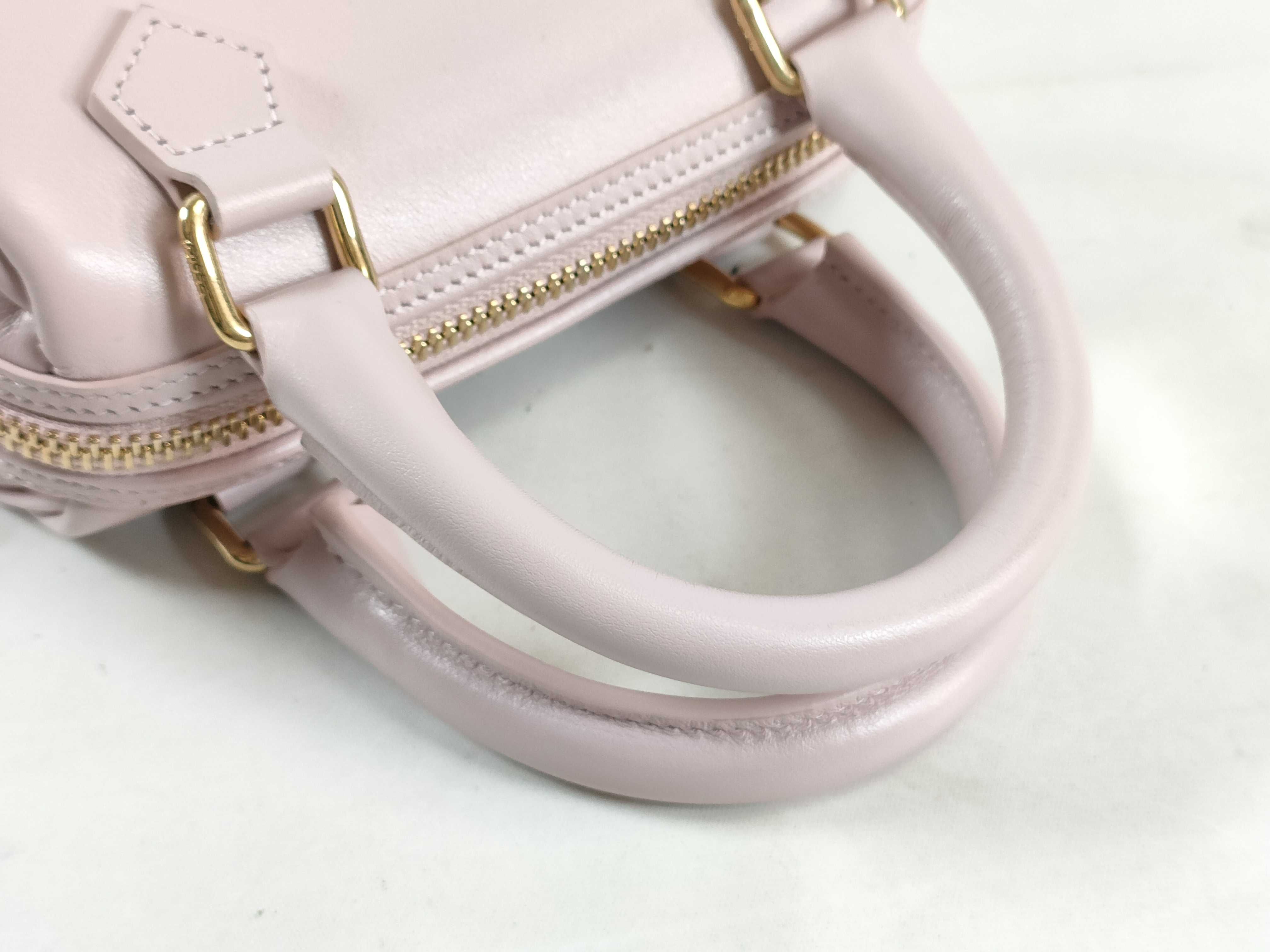Cuir Triomphe Boston 2-Way Shoulder Bag, Pink Handbag — view 3