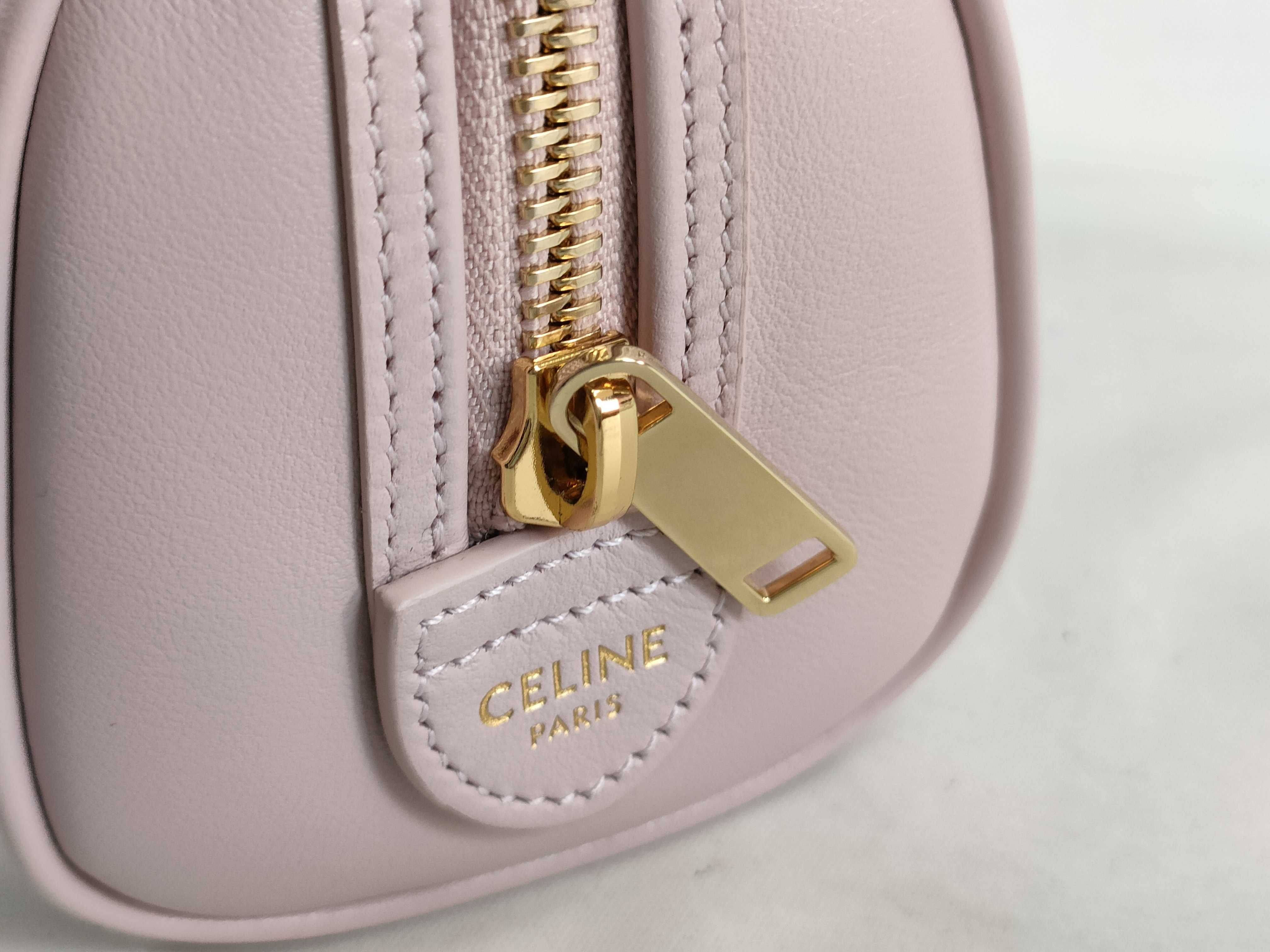 Cuir Triomphe Boston 2-Way Shoulder Bag, Pink Handbag — view 8