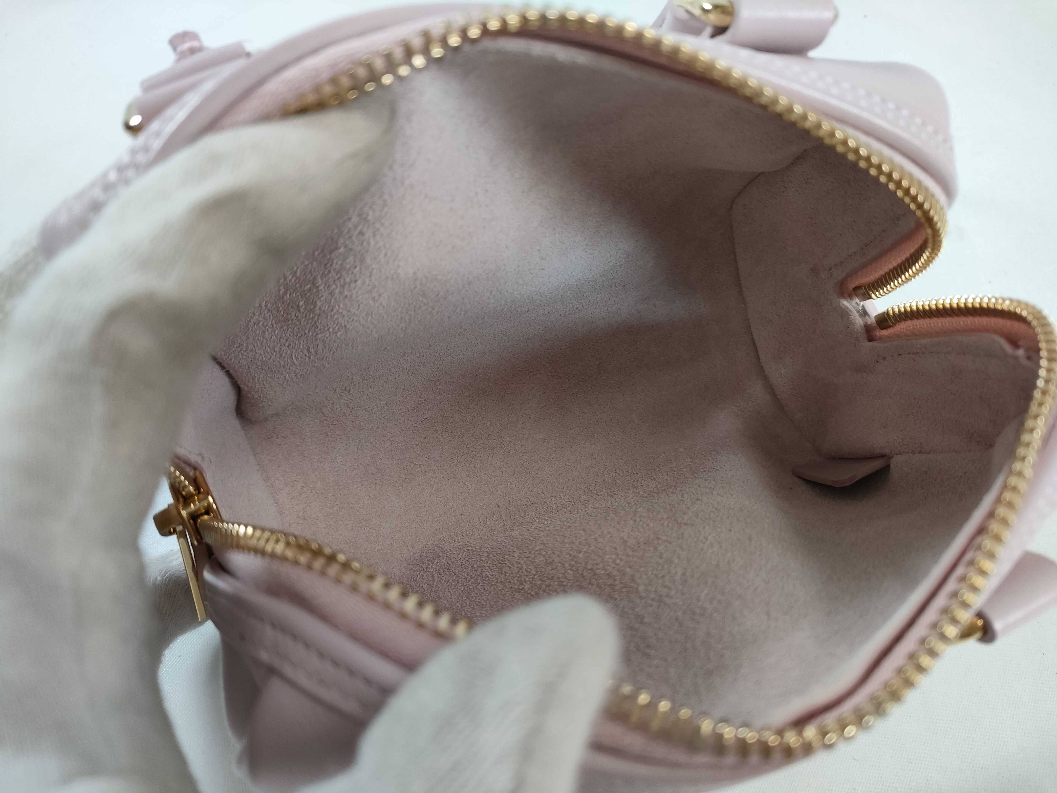 Cuir Triomphe Boston 2-Way Shoulder Bag, Pink Handbag — view 10