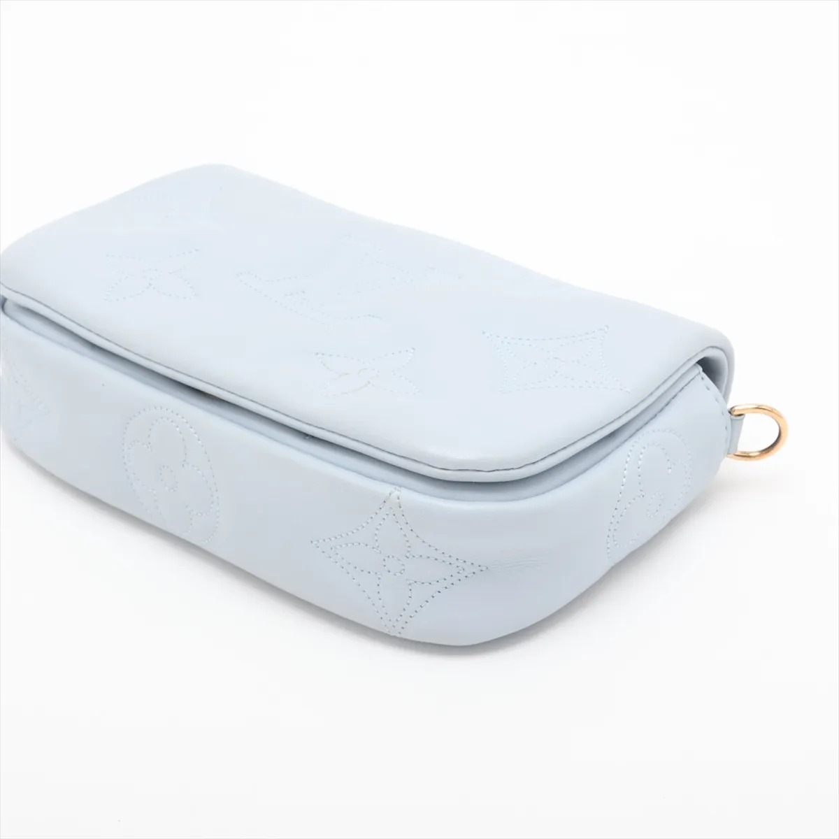 Bubblegram Wallet on Strap M81399 Blue (RFID detected) — view 3