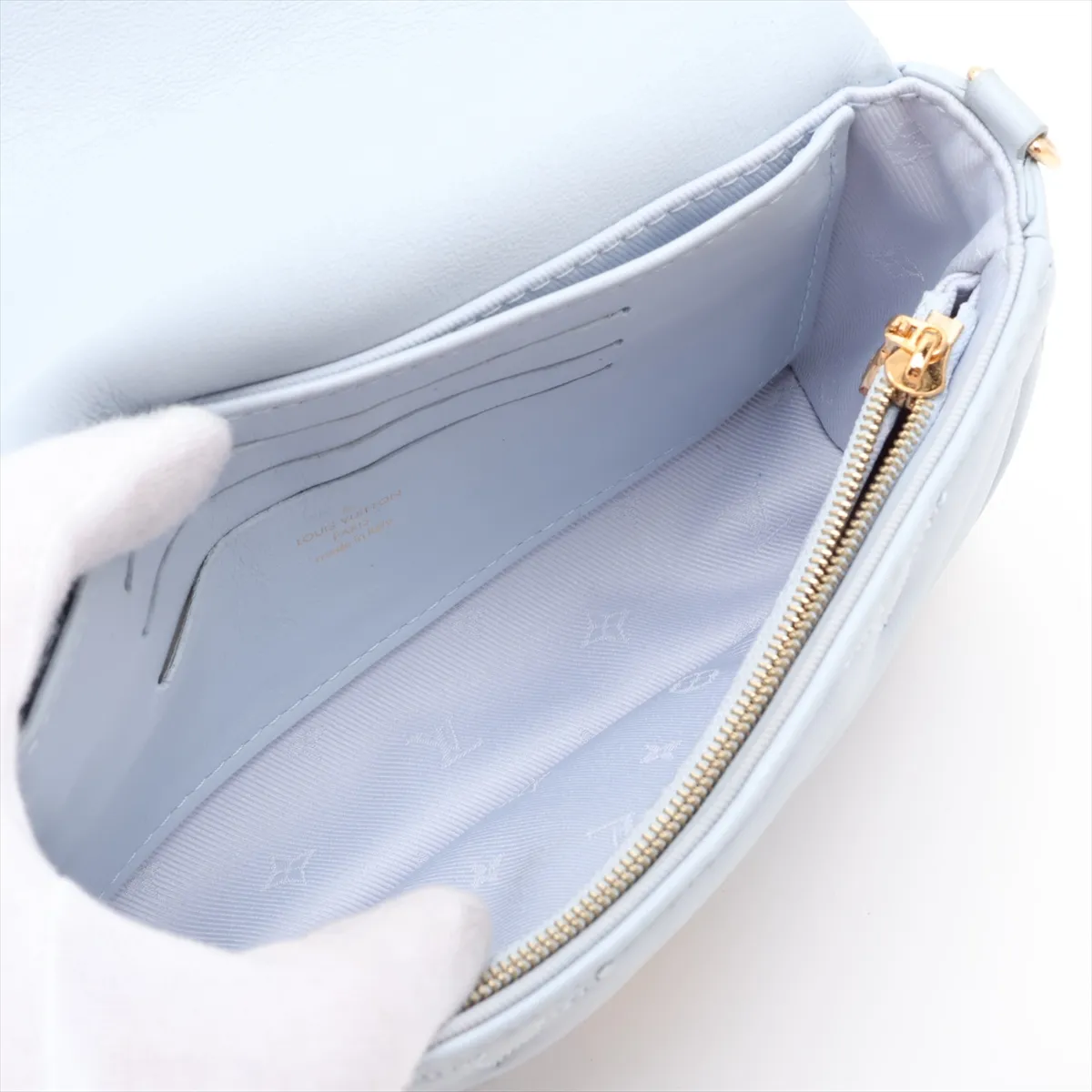 Bubblegram Wallet on Strap M81399 Blue (RFID detected) — view 6
