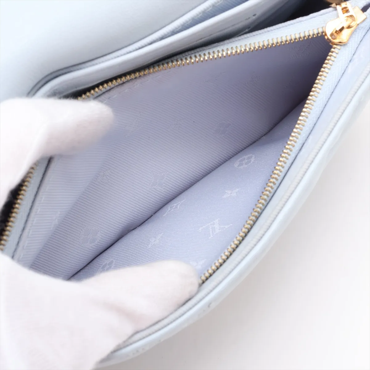 Bubblegram Wallet on Strap M81399 Blue (RFID detected) — view 7