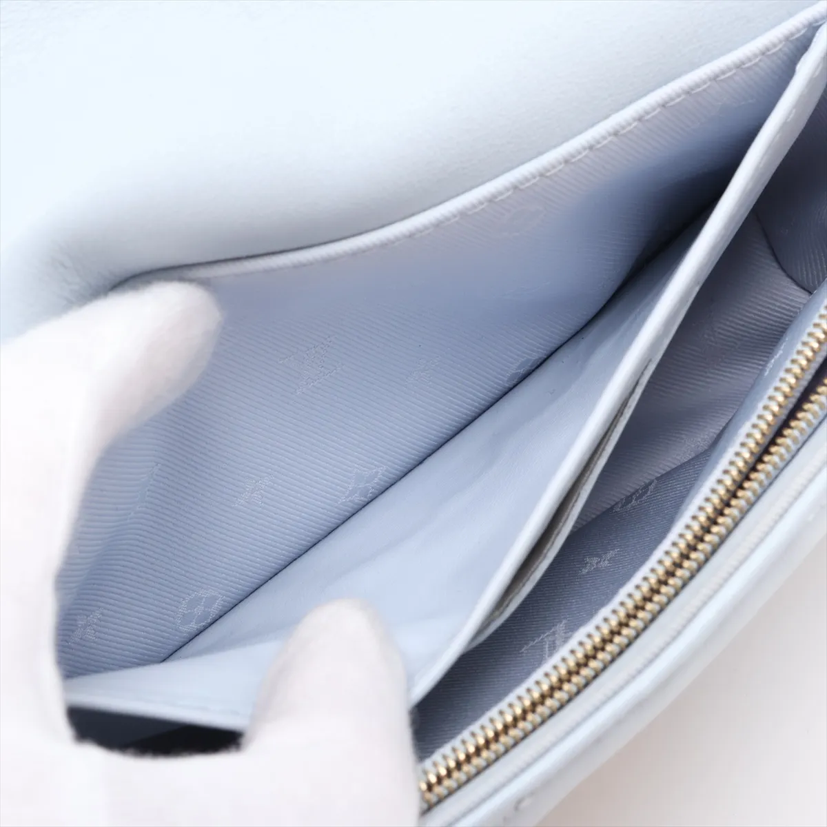 Bubblegram Wallet on Strap M81399 Blue (RFID detected) — view 8