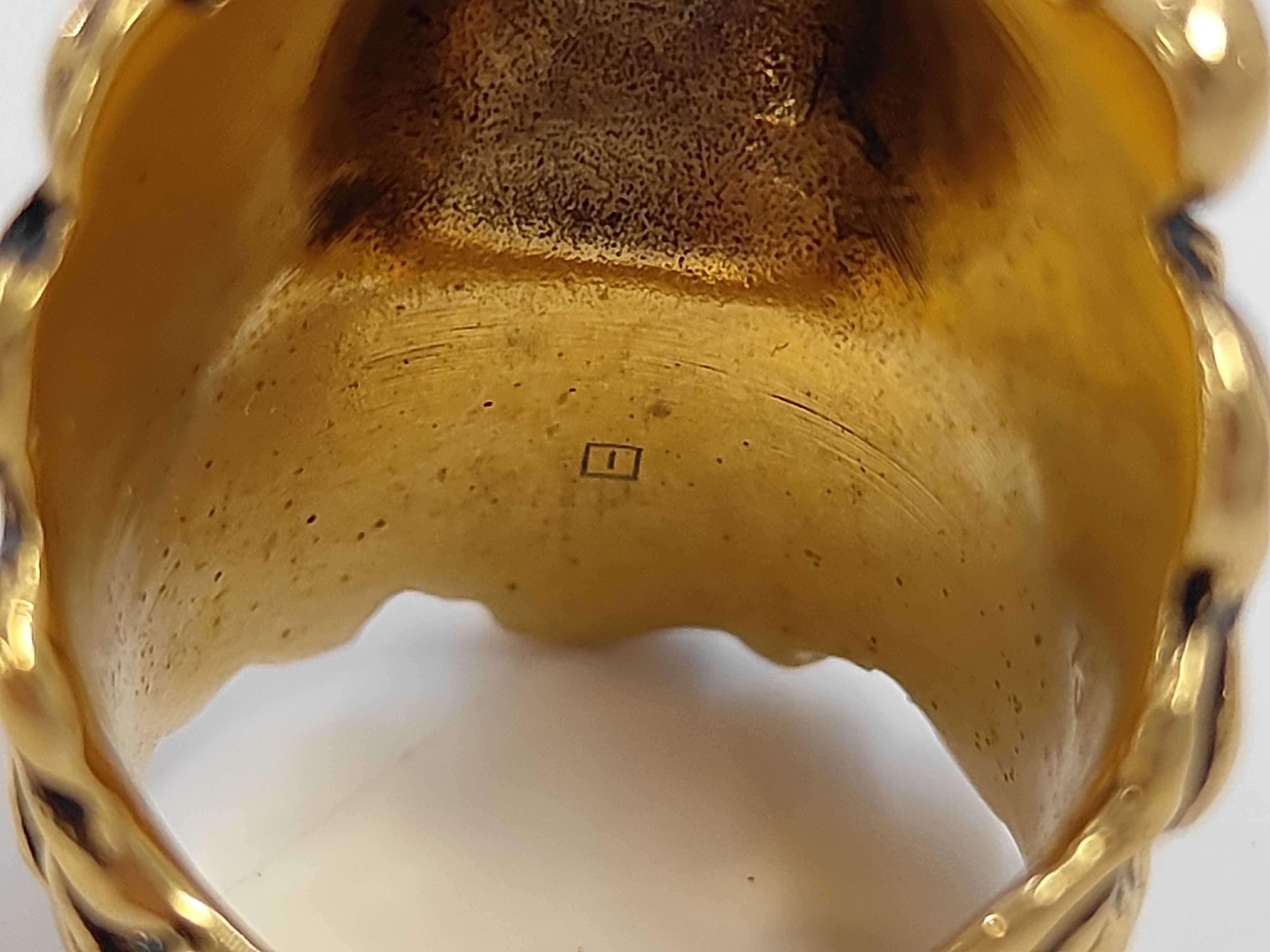 Lion Gold Ring, Size 13 — view 5