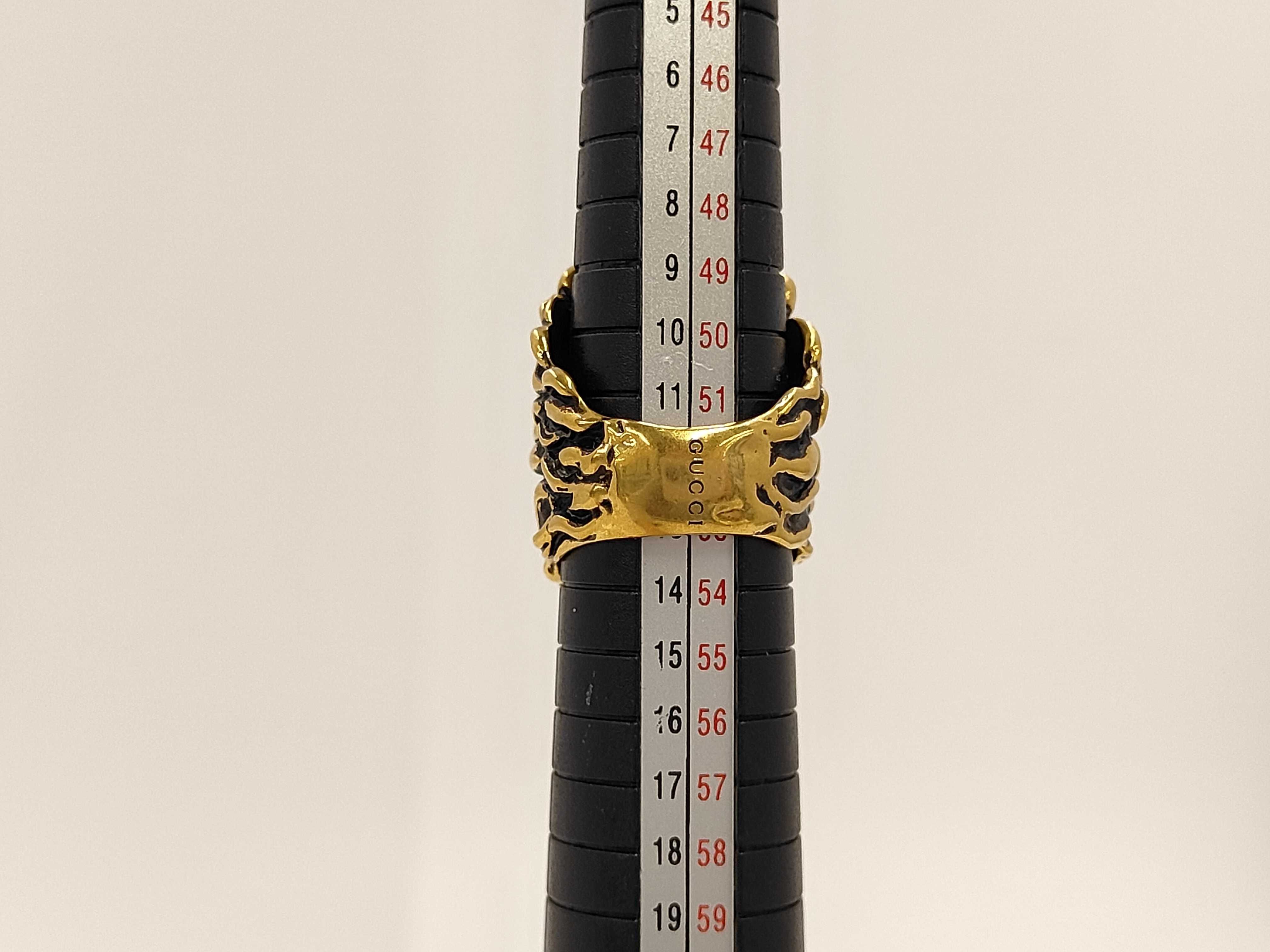 Lion Gold Ring, Size 13 — view 7
