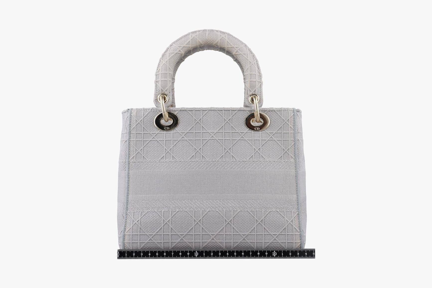 Lady Dior D-lite Jacquard Gray — view 2