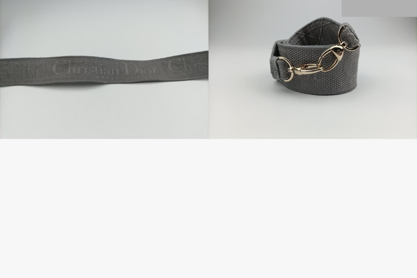 Lady Dior D-lite Jacquard Gray — view 12