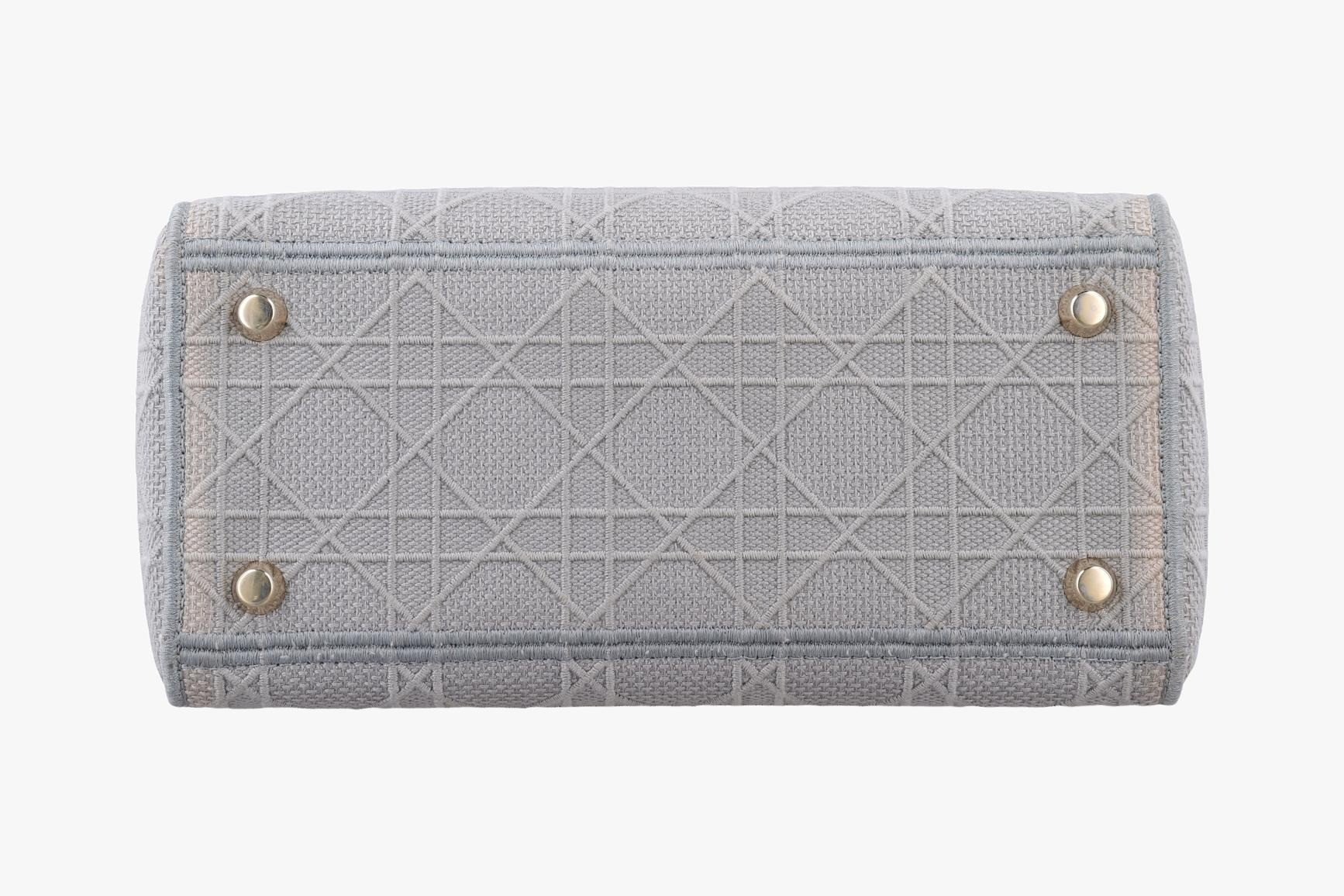 Lady Dior D-lite Jacquard Gray — view 3