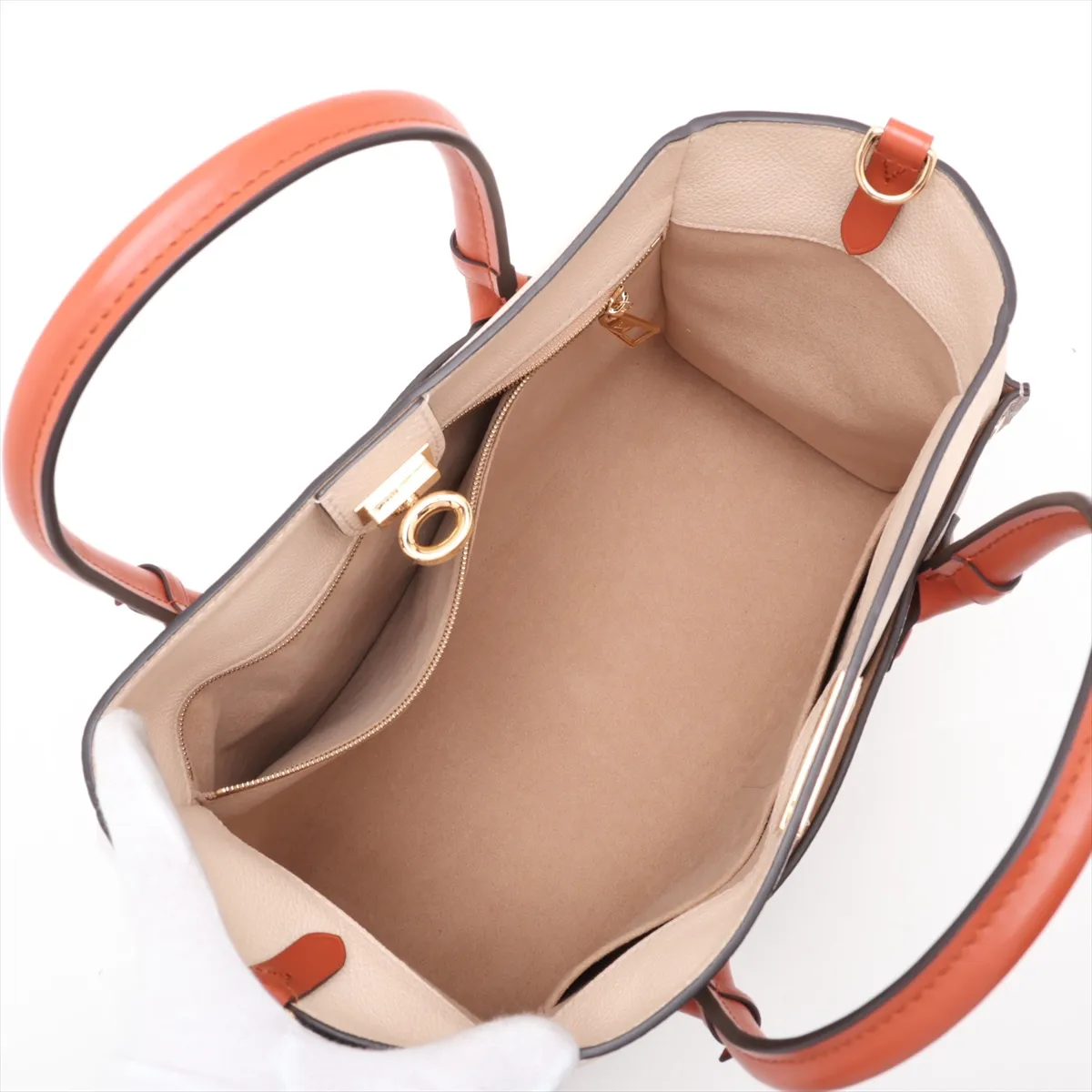 Monogram Tuftage On My Side MM M53825 Beige (RFID detected) — view 8