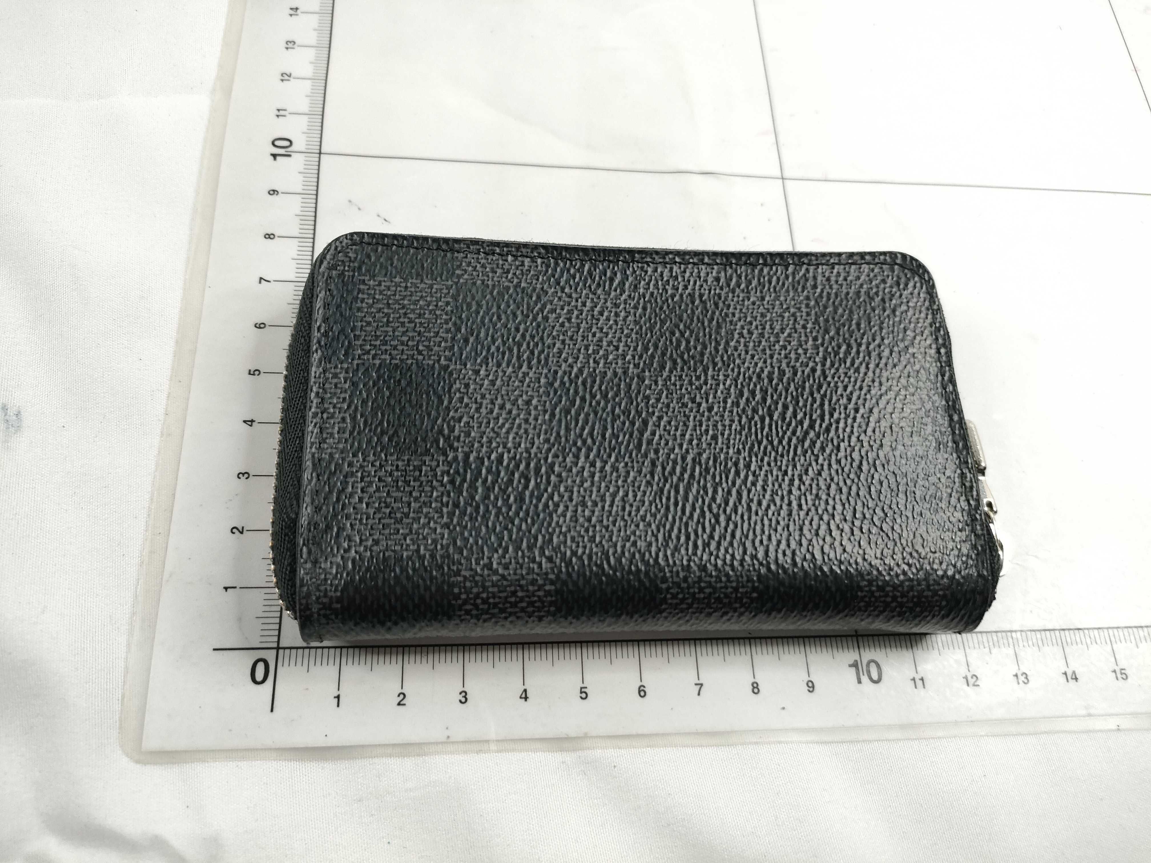 Damier Graphite Zippy Coin Purse N63076 (Serial Number Included) Wallet Coin Case — view 2