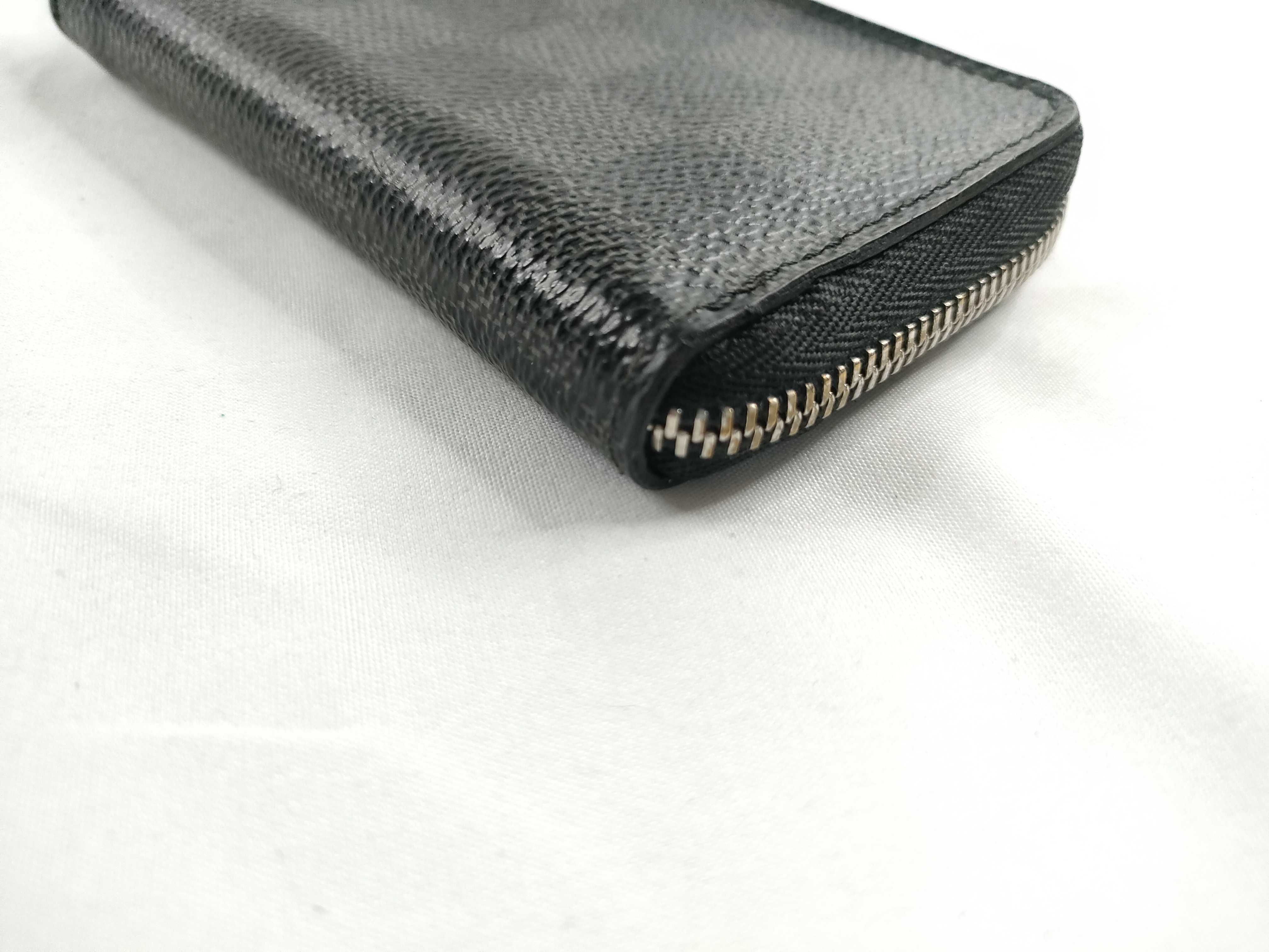 Damier Graphite Zippy Coin Purse N63076 (Serial Number Included) Wallet Coin Case — view 3