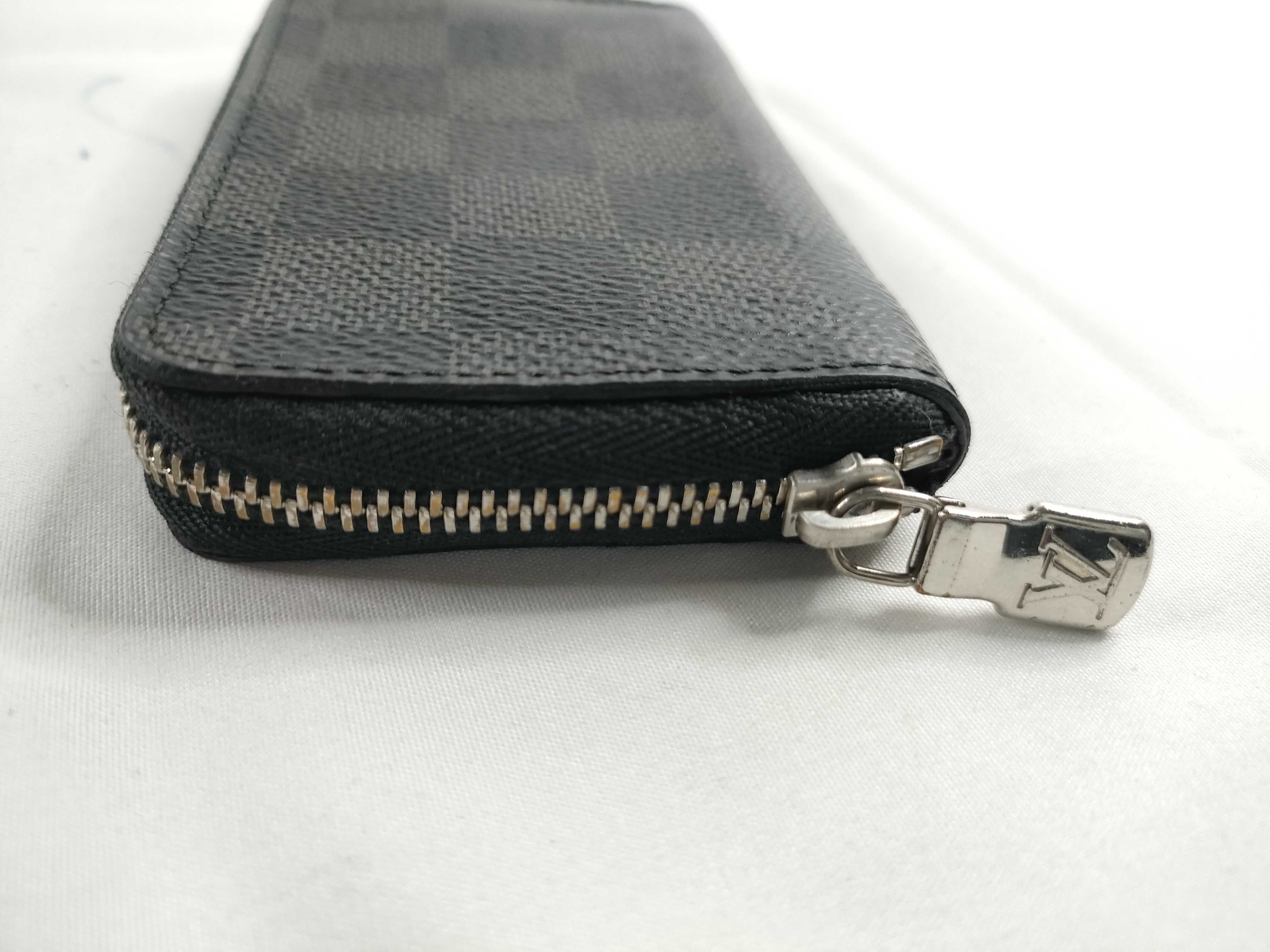 Damier Graphite Zippy Coin Purse N63076 (Serial Number Included) Wallet Coin Case — view 5