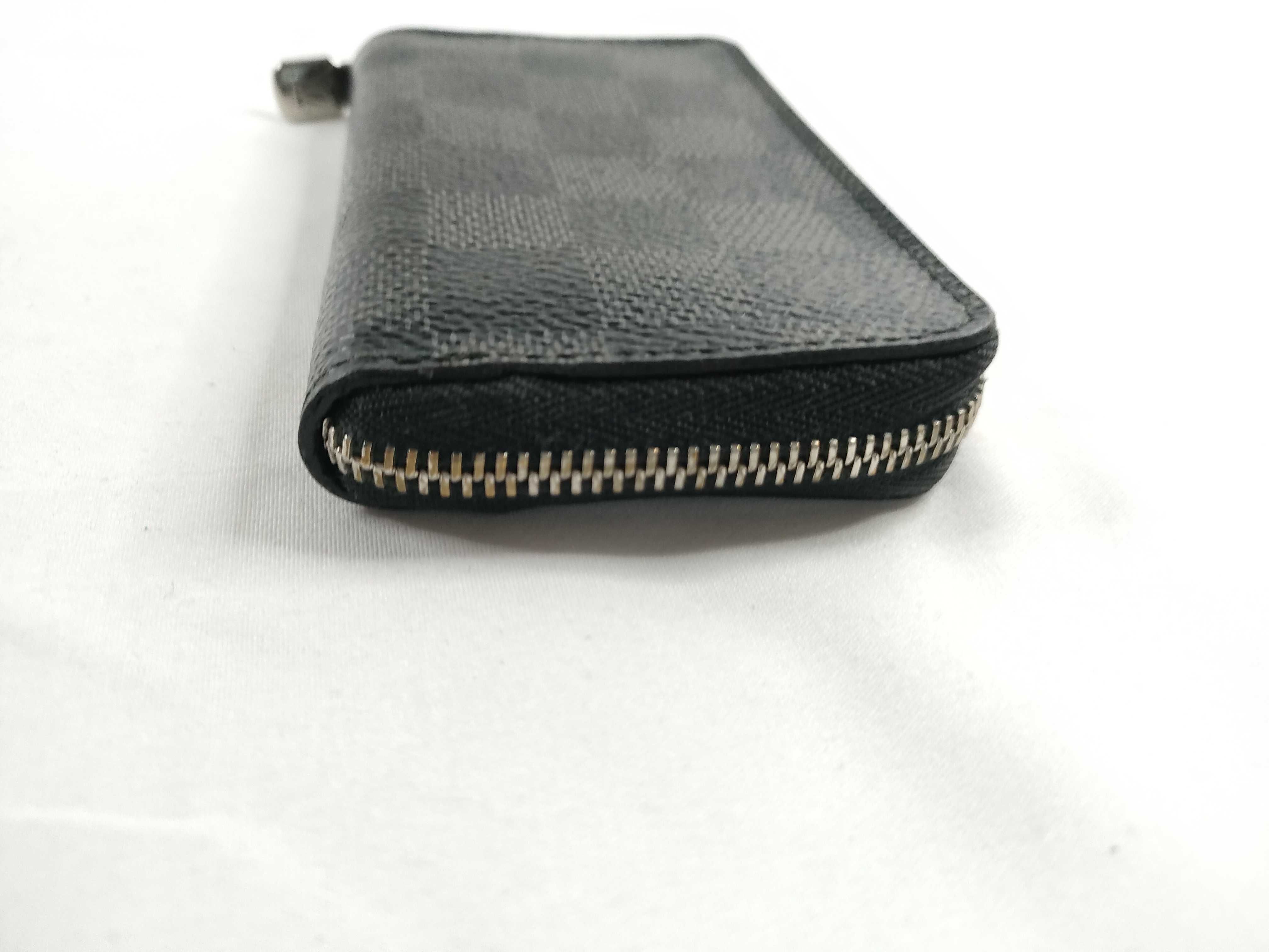 Damier Graphite Zippy Coin Purse N63076 (Serial Number Included) Wallet Coin Case — view 7