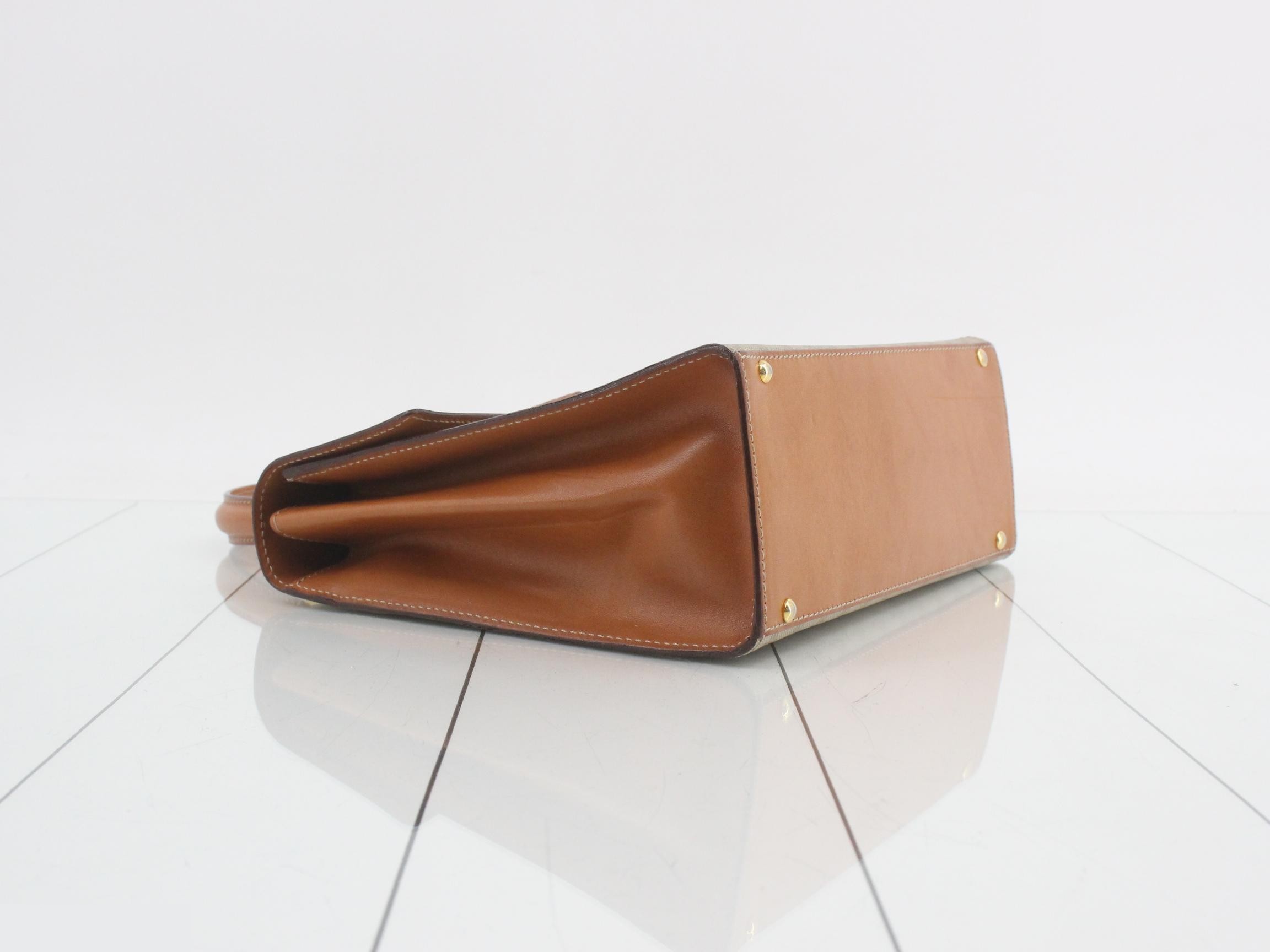 handbag for women, Macadam pattern, beige/brown, with logo. — view 5