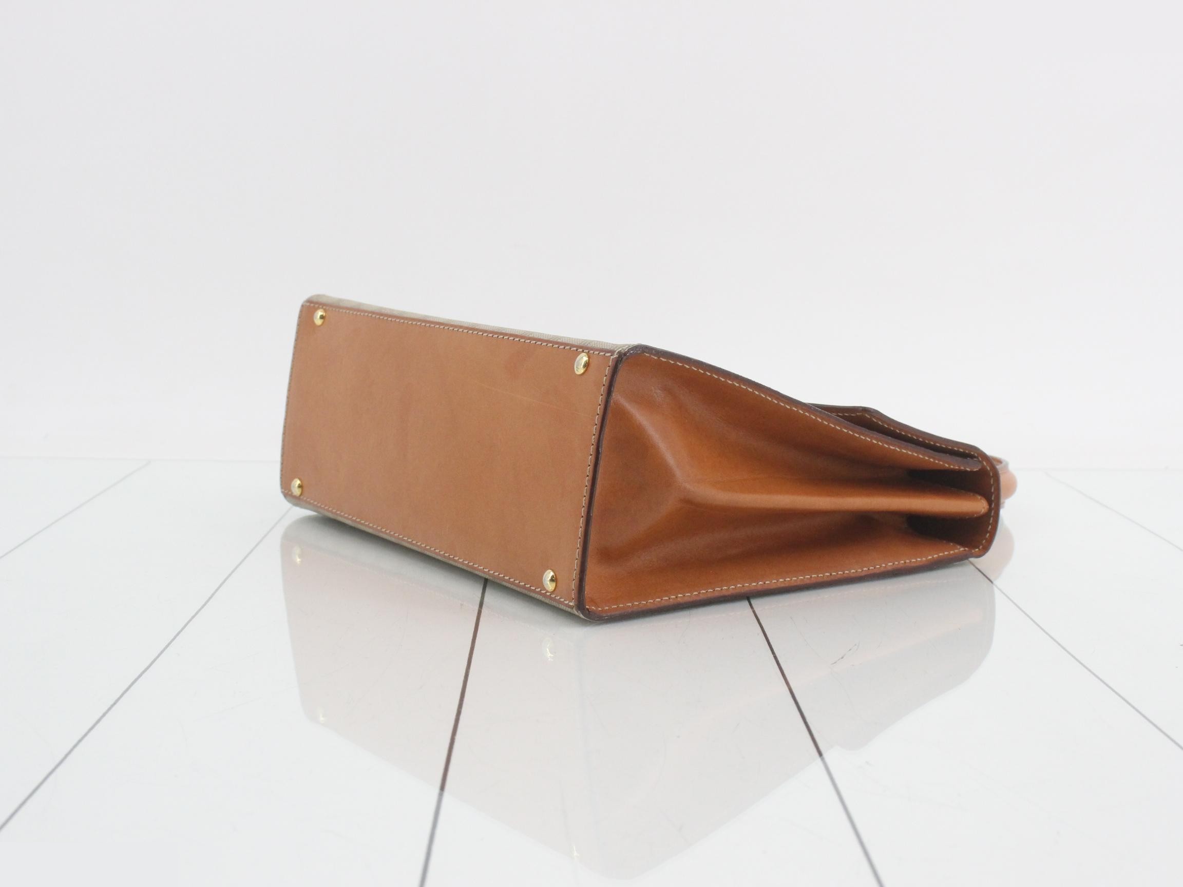 handbag for women, Macadam pattern, beige/brown, with logo. — view 6