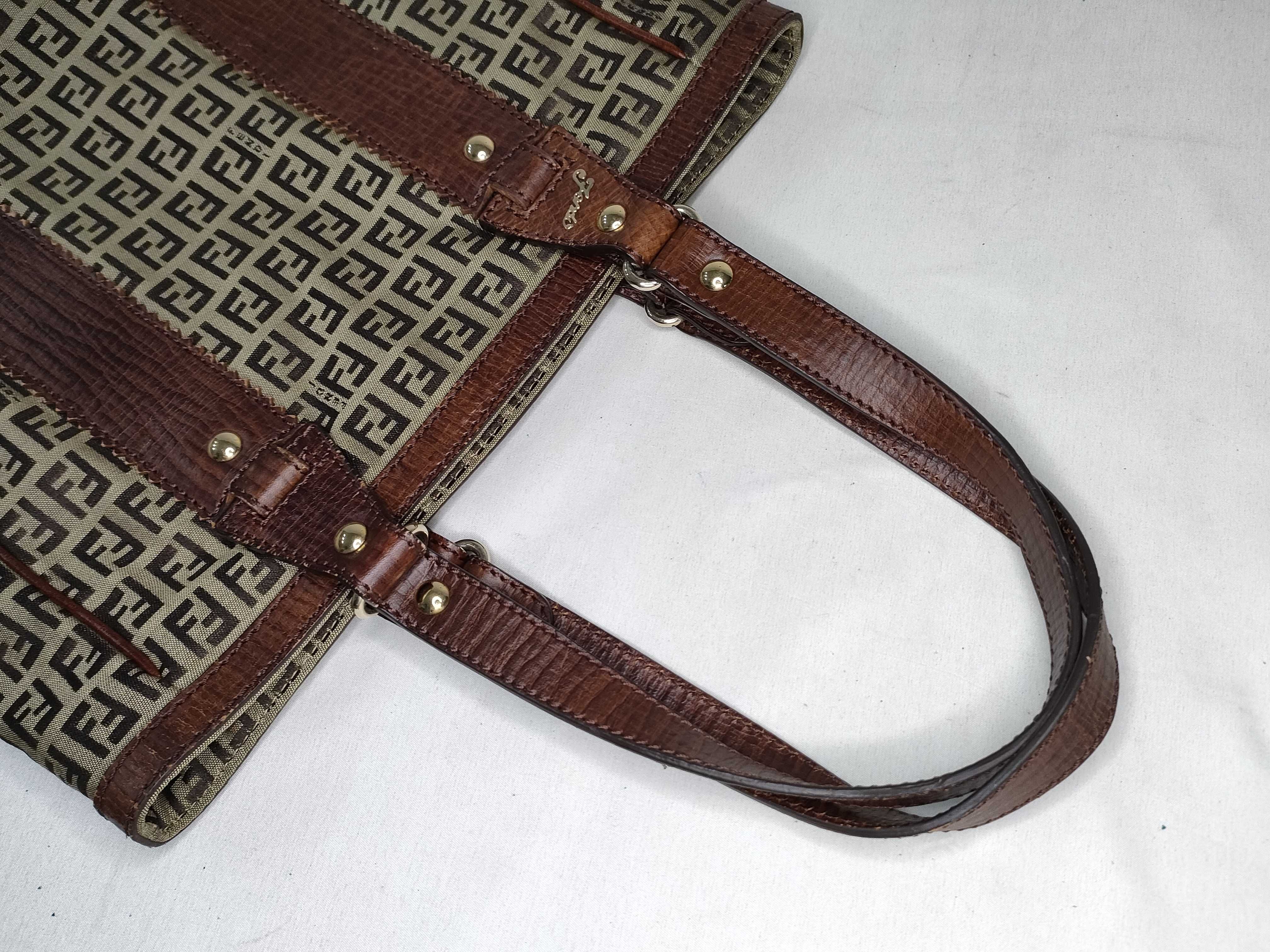 Zucchino Canvas Leather Tote Bag 8BH161 Tote Bag — view 3