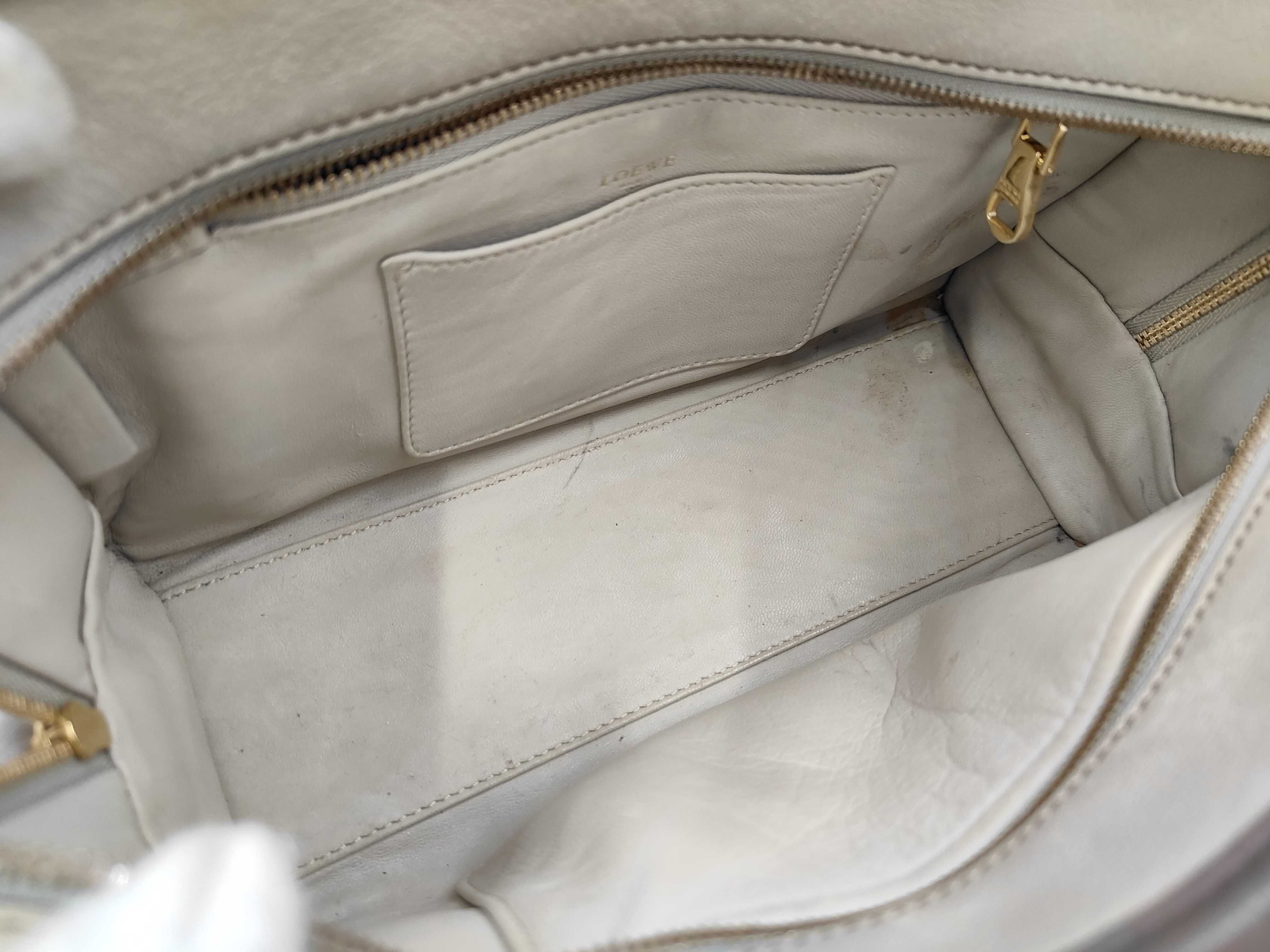 Amazona 23 2-way bag, leather, beige x burgundy, handbag — view 11
