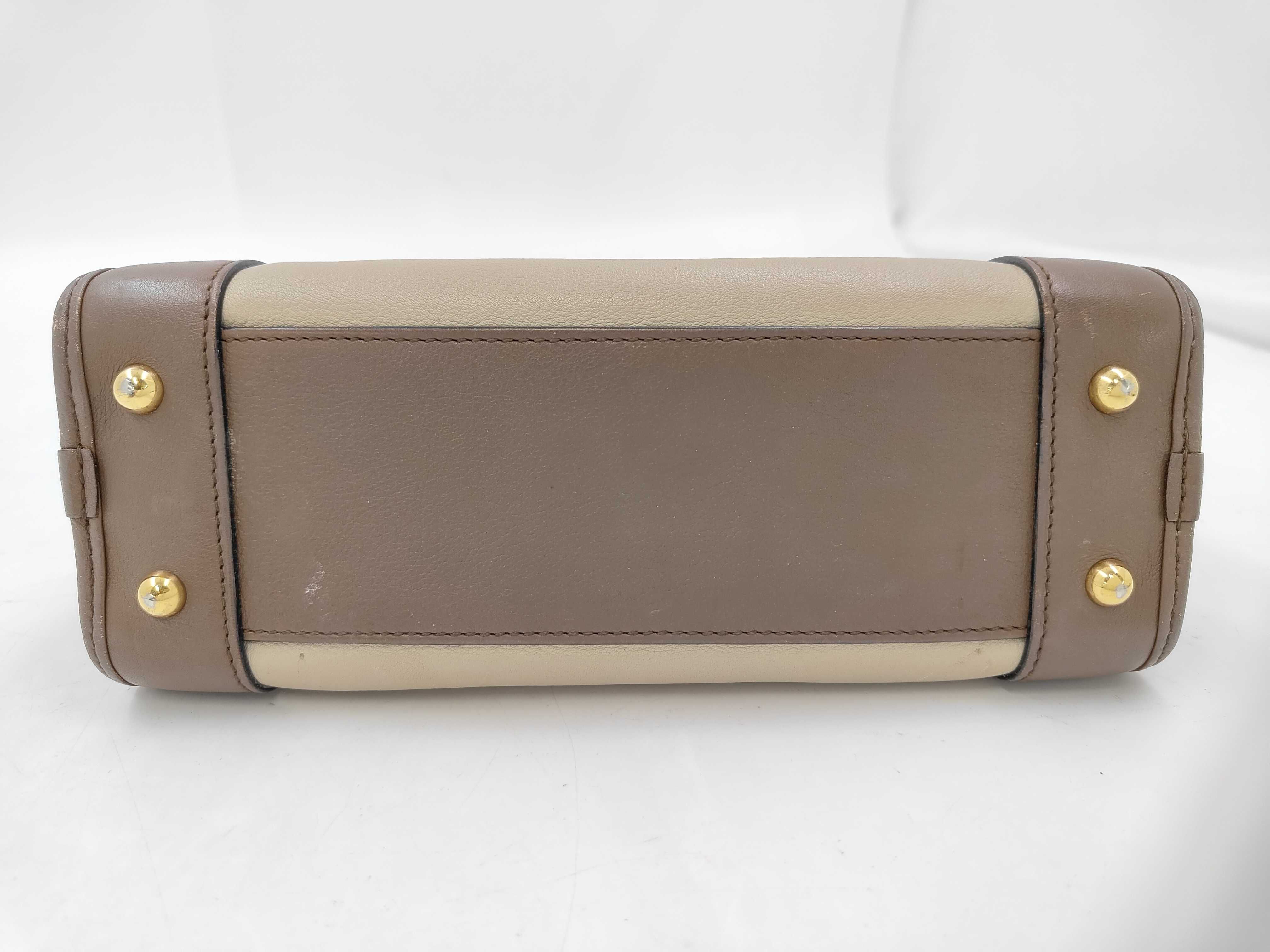 Amazona 23 2-way bag, leather, beige x burgundy, handbag — view 8