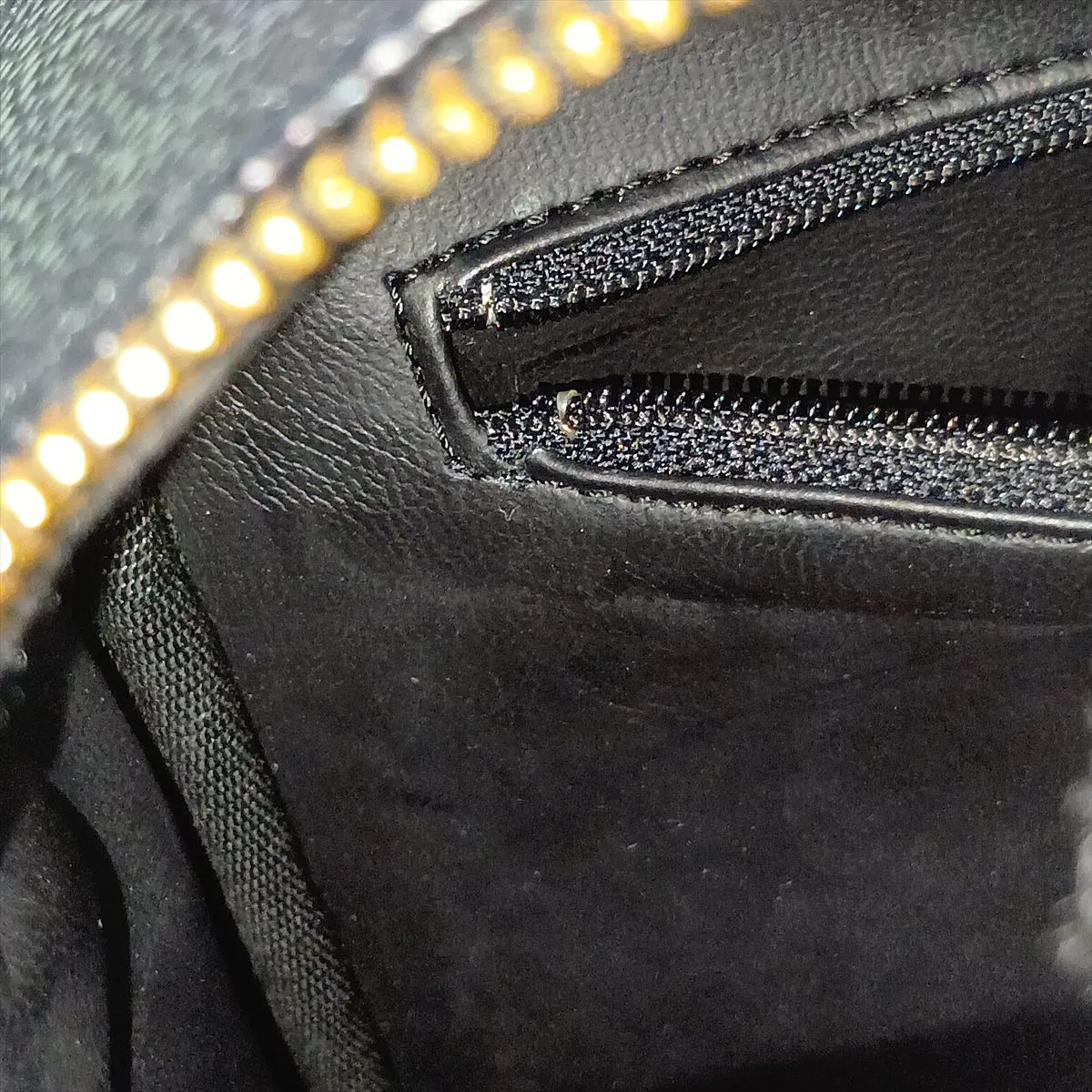 Coco Mark Caviar Skin Vanity Bag, Black with Gold Hardware, 5594338, Series 5 — view 15